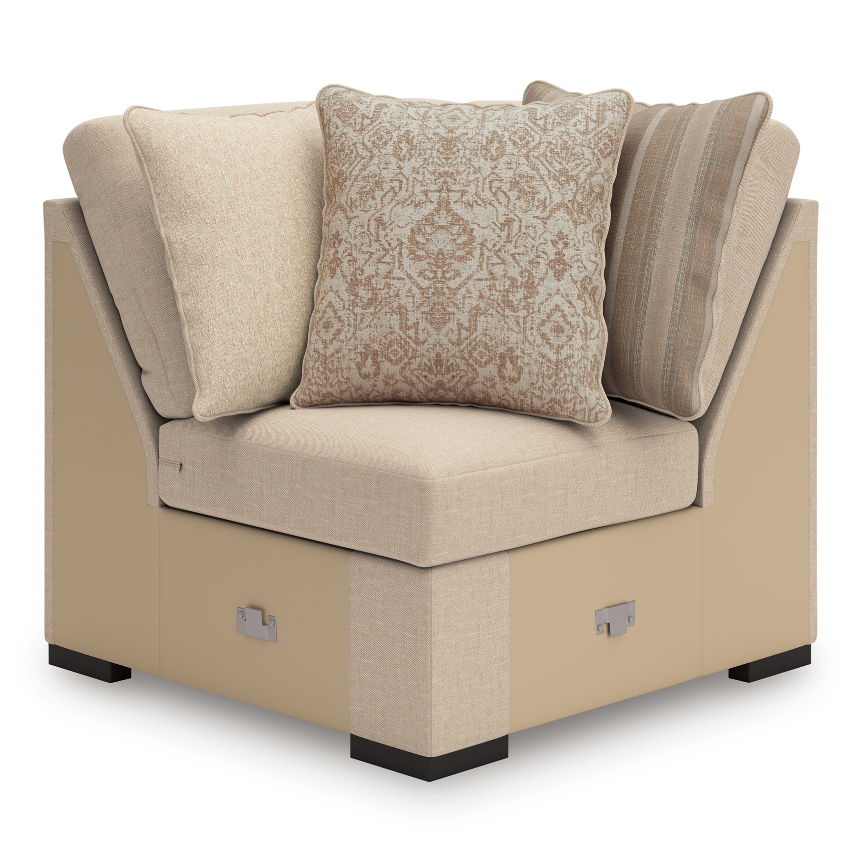 LadyMae Twill Performance Fabric,Next-Gen Nuvella™ 5-Piece Sectional with Chaise