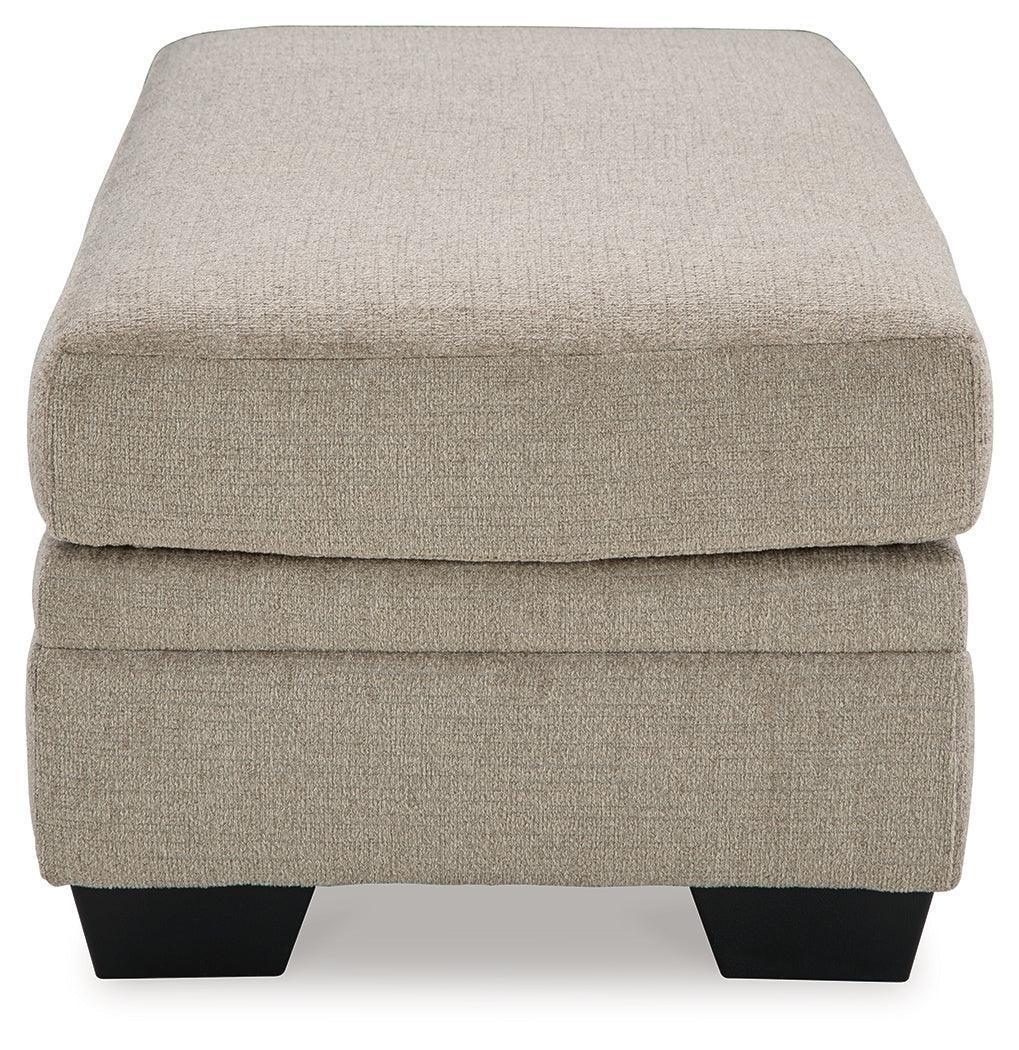 Stonemeade Taupe Sofa Chaise, Chair, and Ottoman