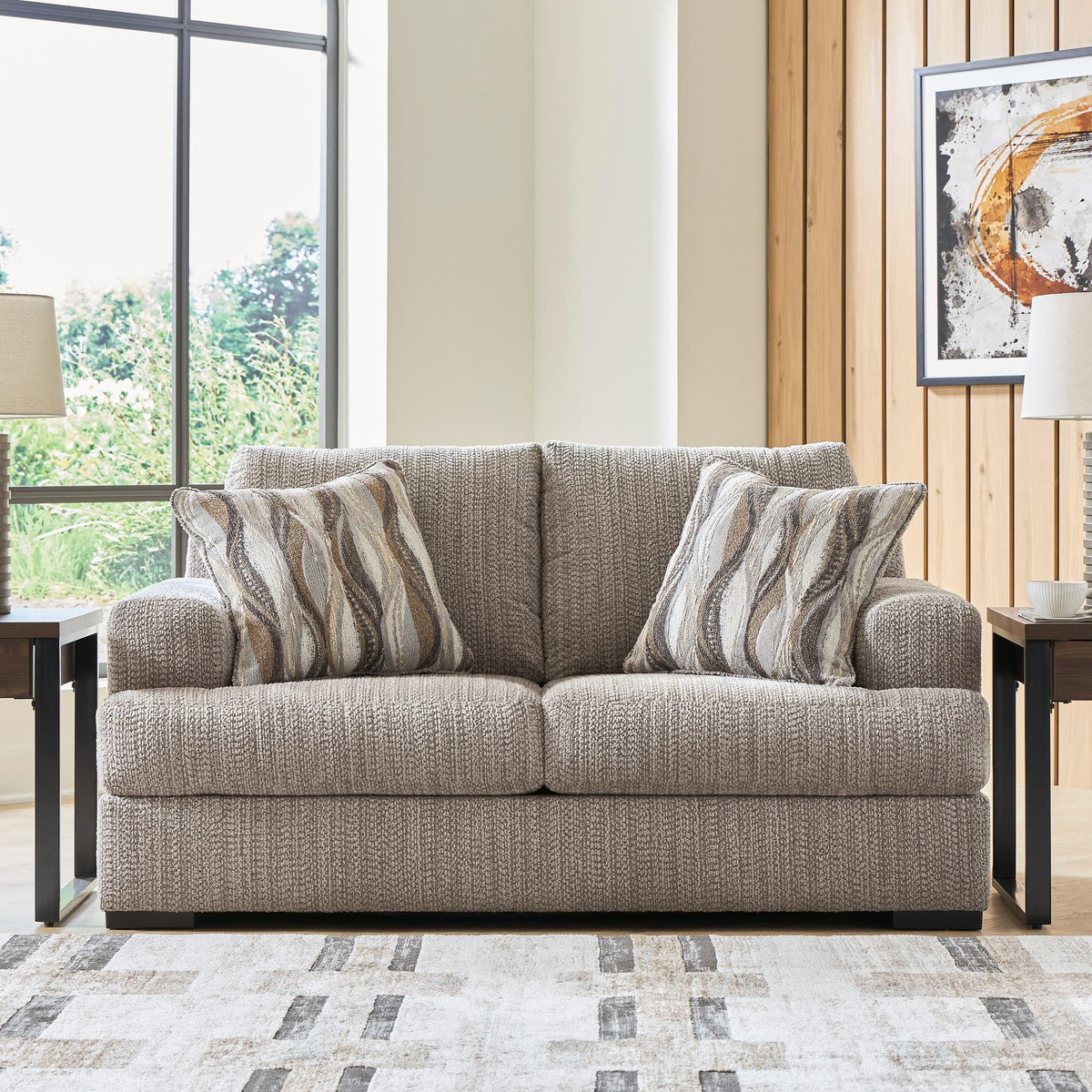 Lofwood Fossil Chenille Loveseat — product view