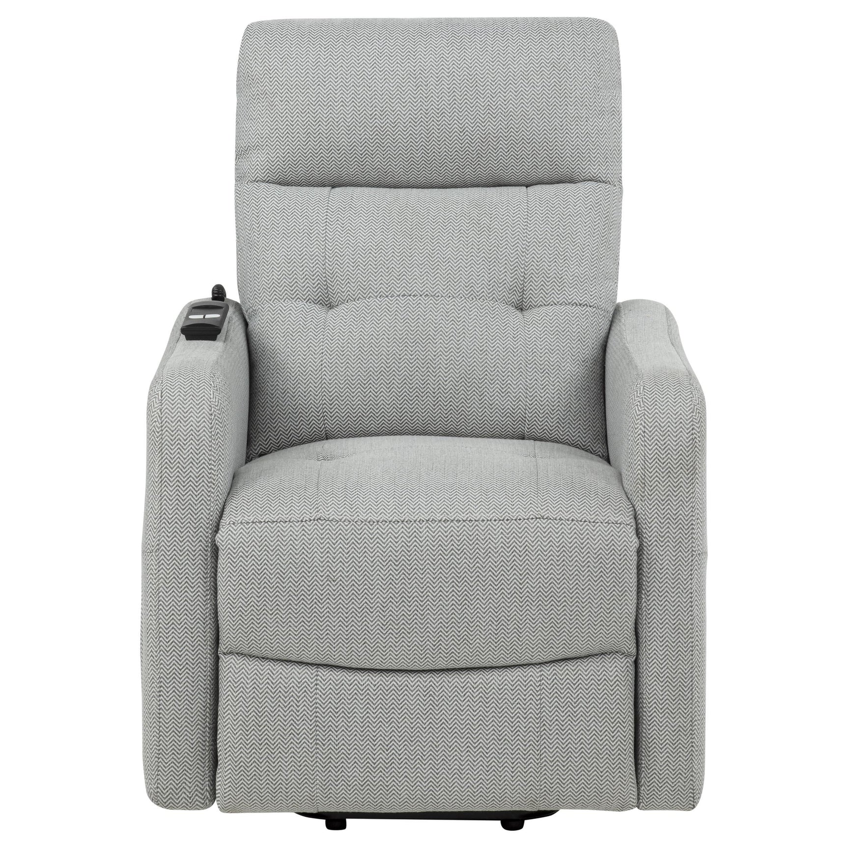 Dayes Upholstered Power Lift Recliner Chair Light Grey