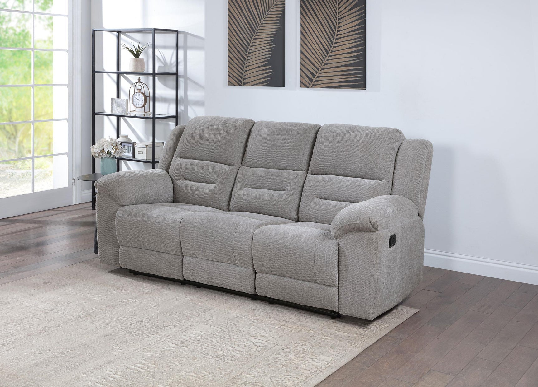 Grimm Gray Reclining Sofa