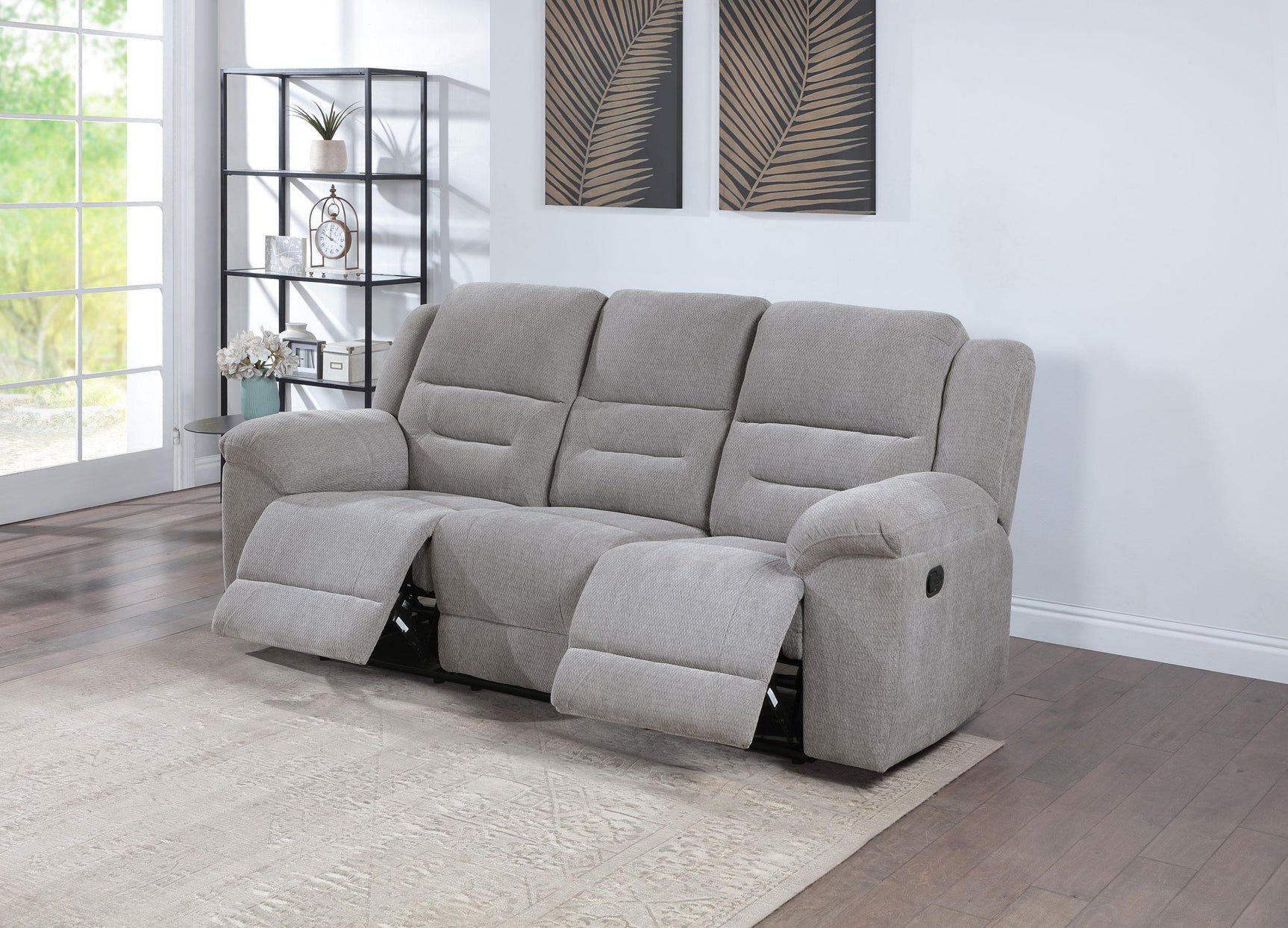 Grimm Gray Reclining Sofa