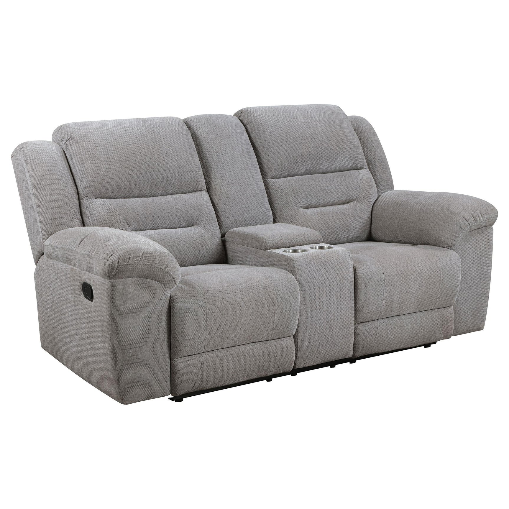 Grimm Gray Reclining Loveseat