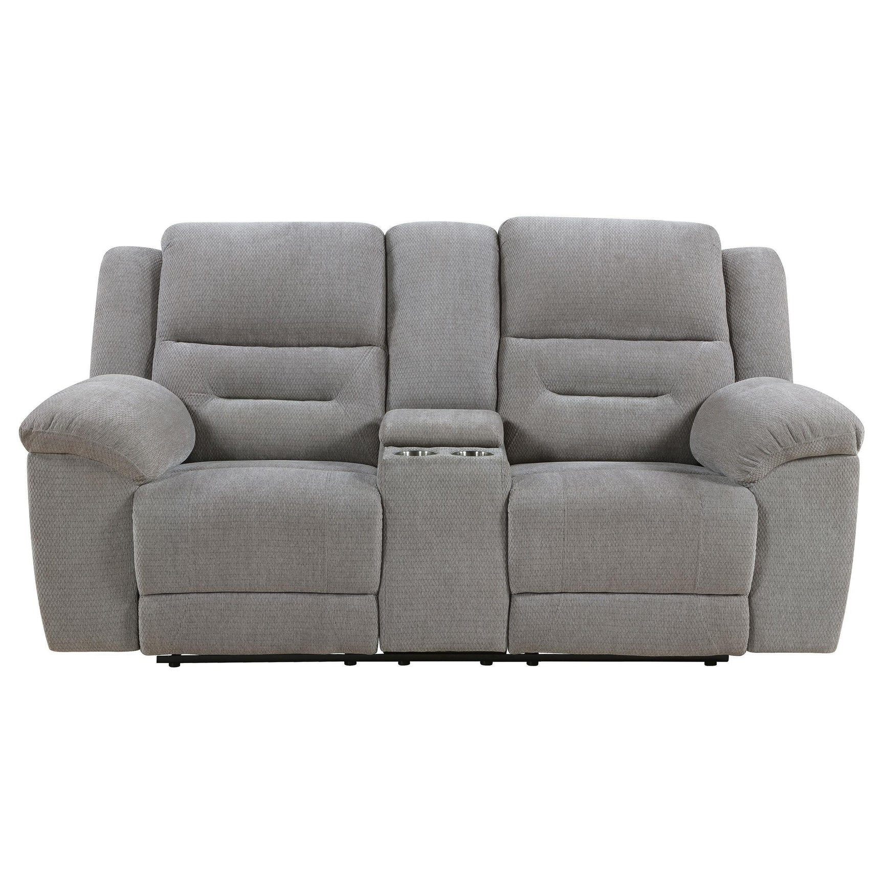 Grimm Gray Reclining Loveseat
