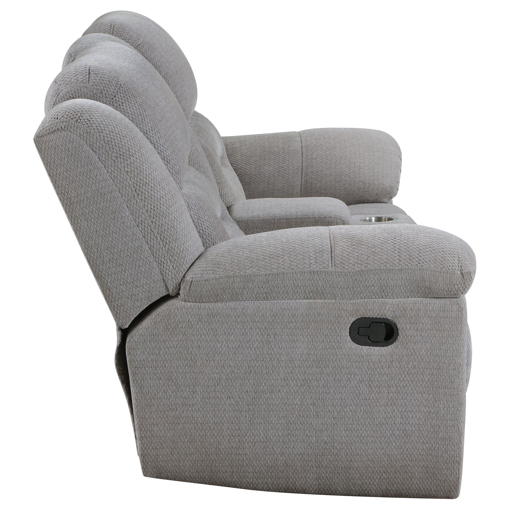 Grimm Gray Reclining Loveseat