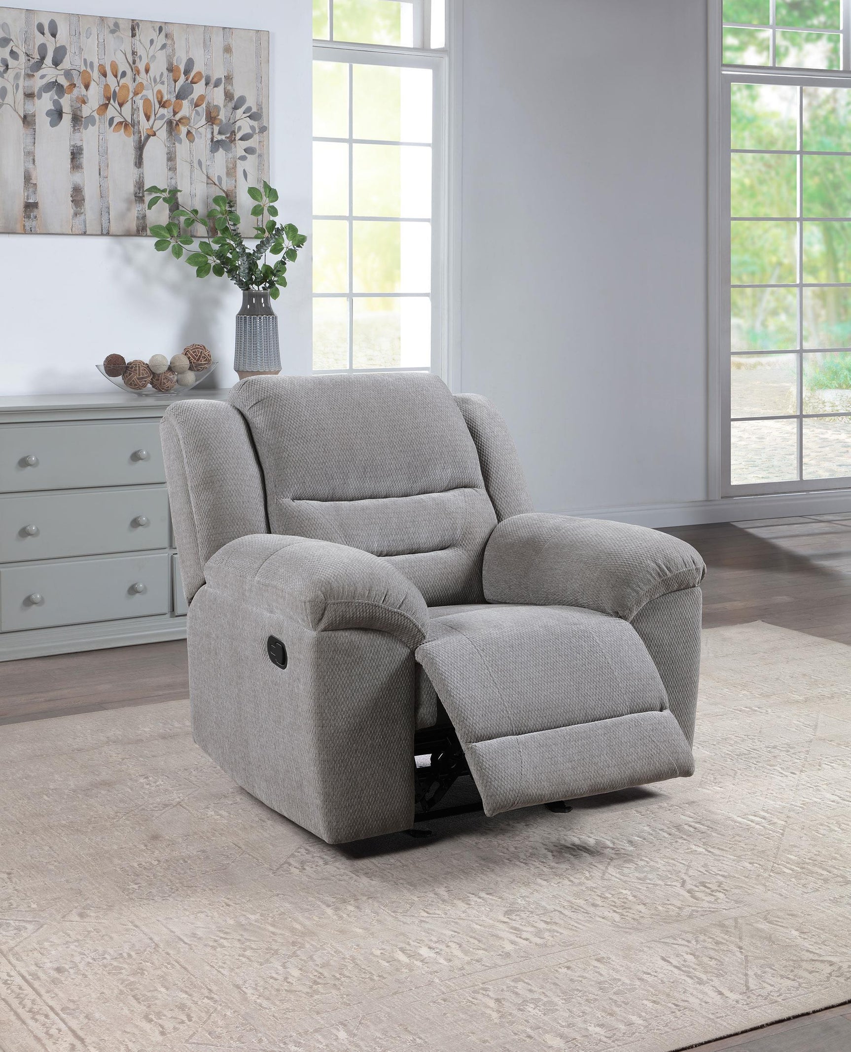 Grimm Gray Recliner