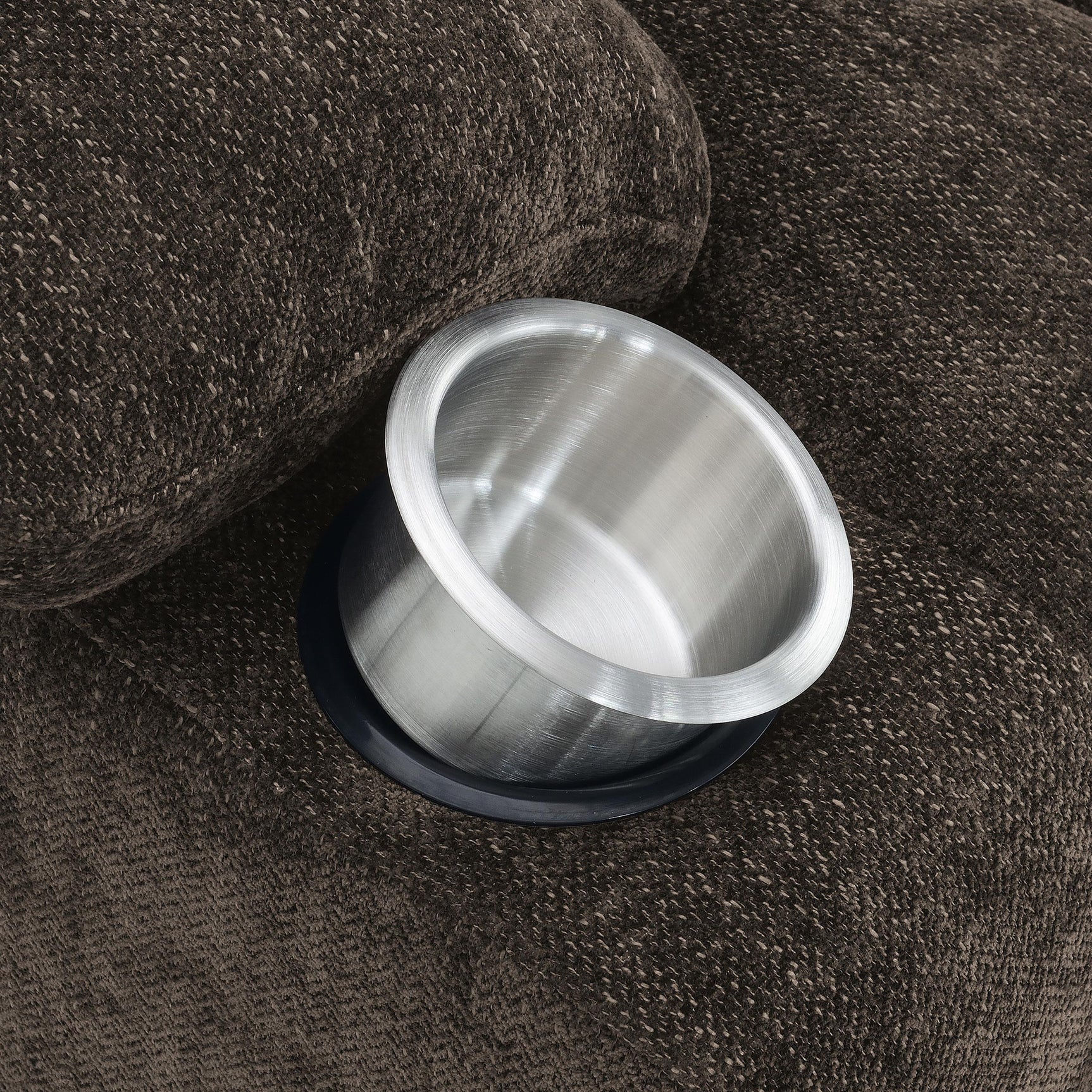 Houston Upholstered Power Lift Recliner Chair Dark Brown 603233P