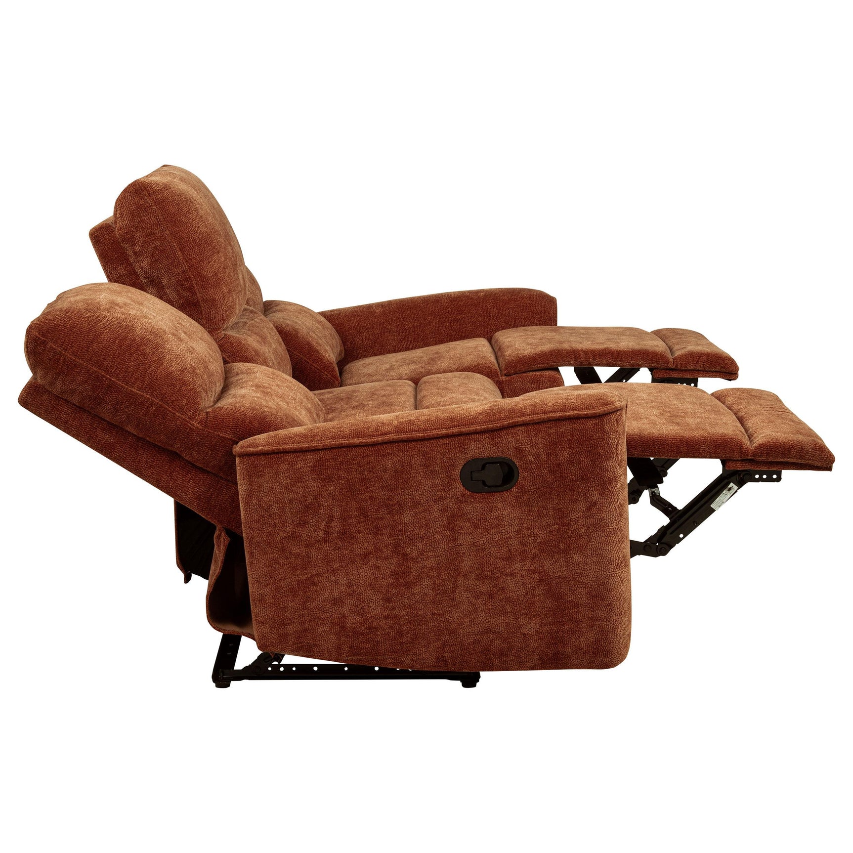 Navarro 3-piece Upholstered Reclining Sofa Set Orange