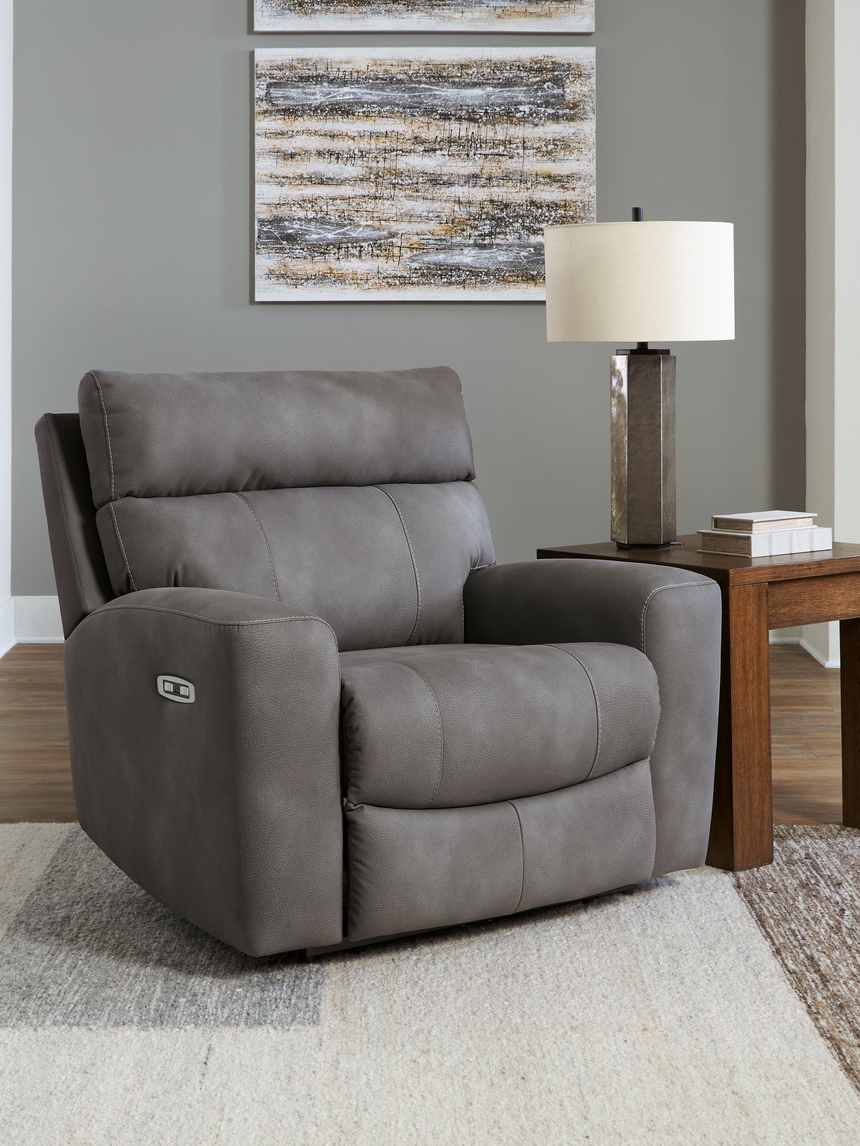 Next-Gen Durapella Slate Microfiber Power Recliner