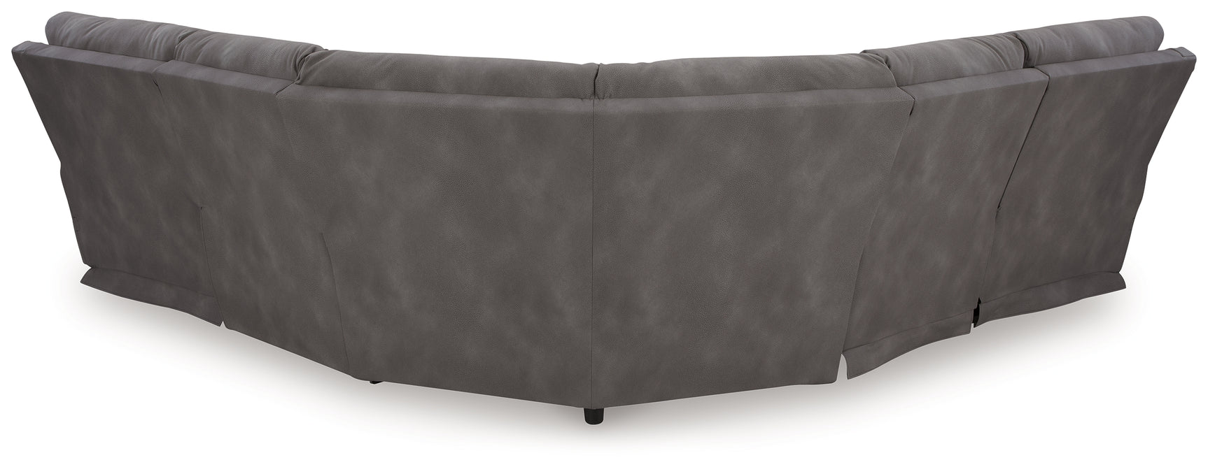 Next-Gen DuraPella Slate Microfiber 5-Piece Power Reclining Sectional