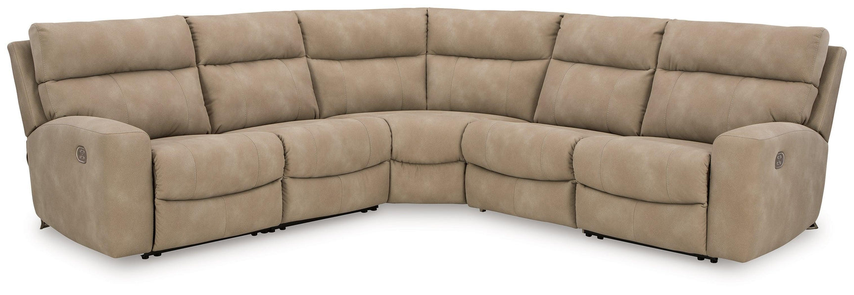 Next-Gen Durapella Sand 5-Piece Power Reclining Sectional