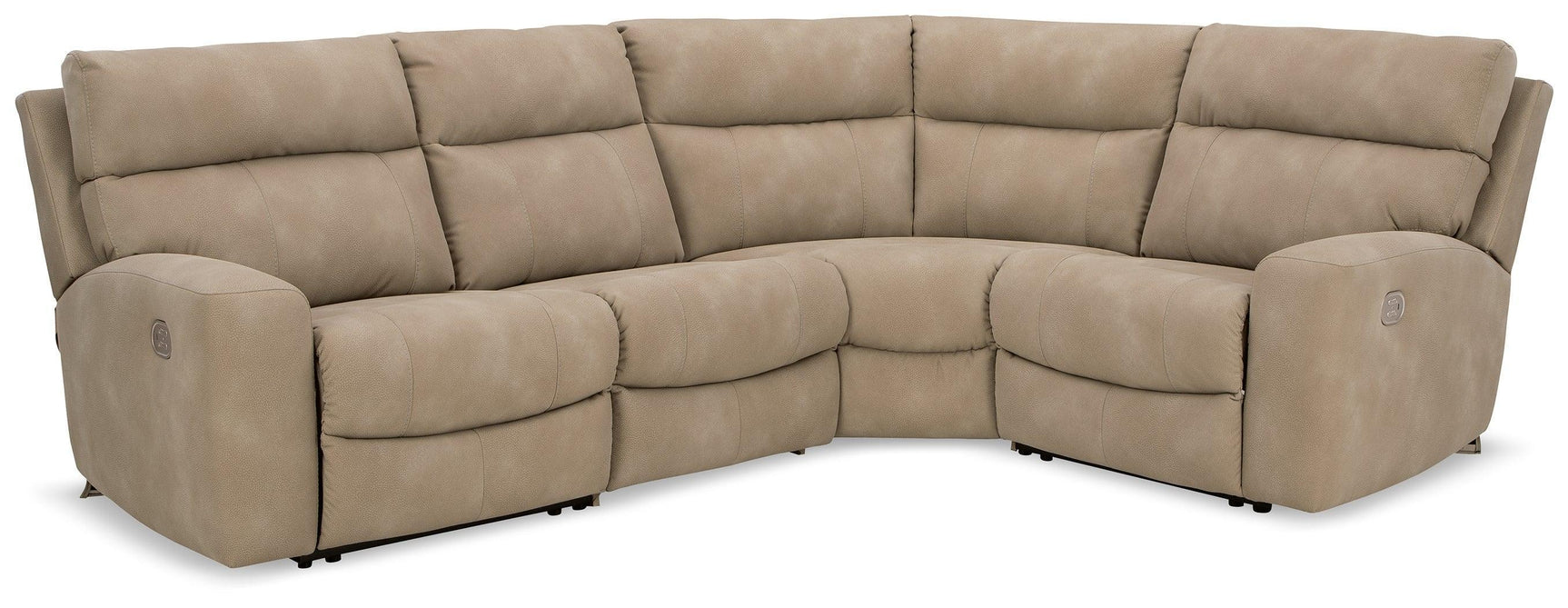 Next-Gen Durapella Sand 4-Piece Power Reclining Sectional Sofa