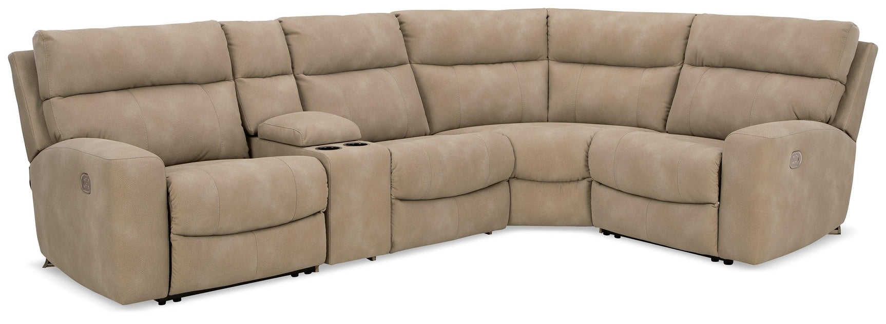 Next-Gen Durapella Sand 5-Piece Power Reclining Sectional