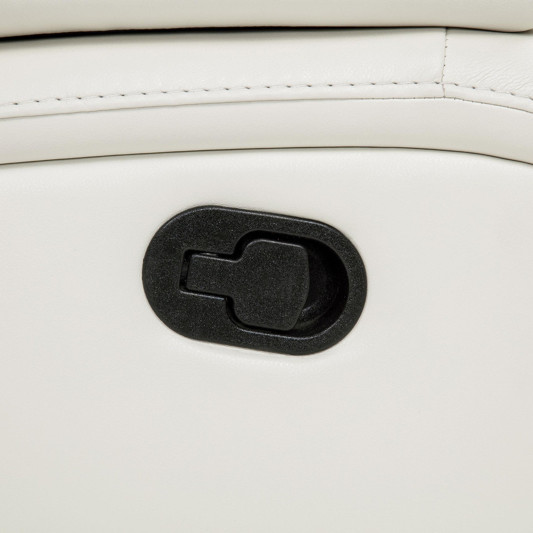 Camila Upholstered Glider Recliner Chair White