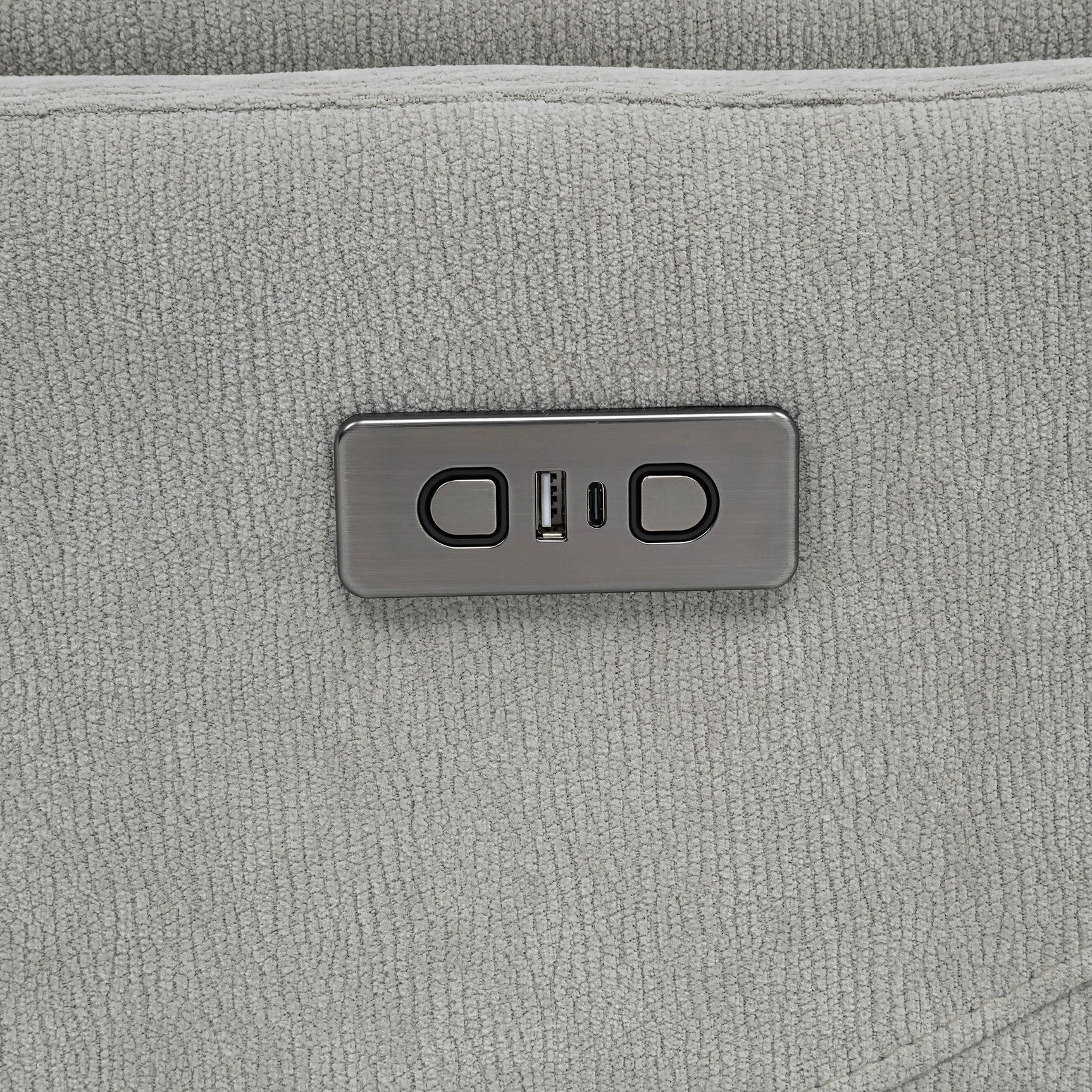 Adler Upholstered Power Swivel Glider Recliner Ivory