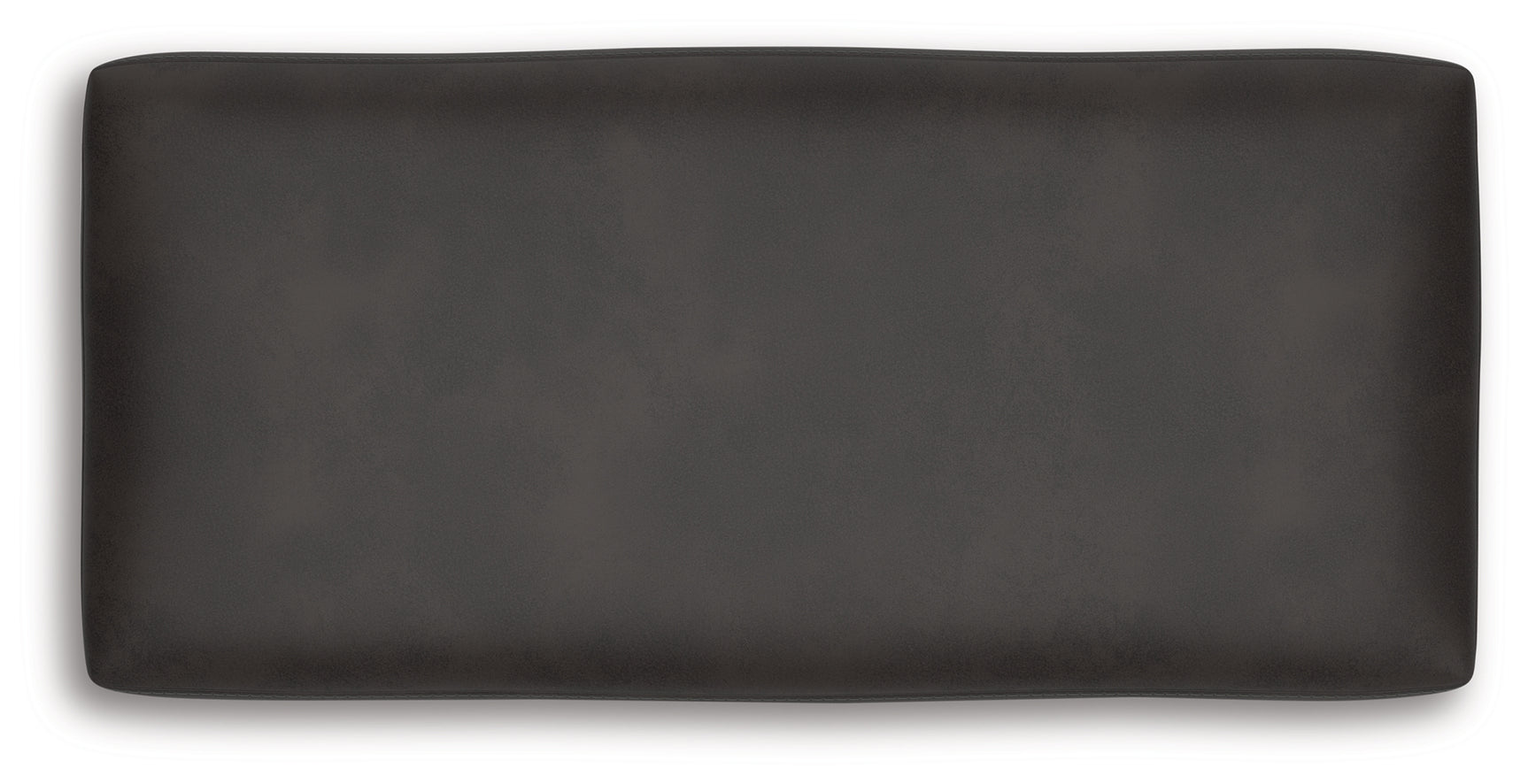 Lofton-Pike Shadow Faux Leather Oversized Accent Ottoman