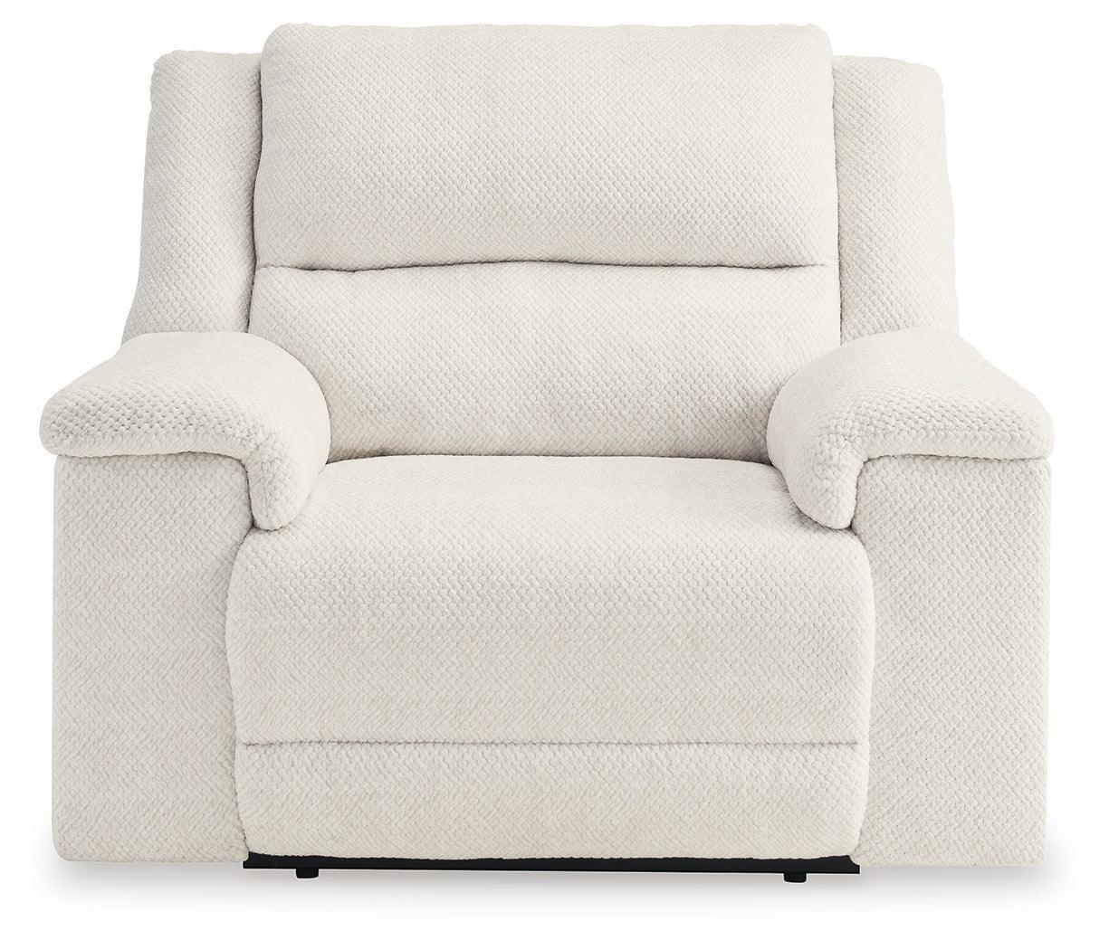 Keensburg Linen Velvet Oversized Power Recliner