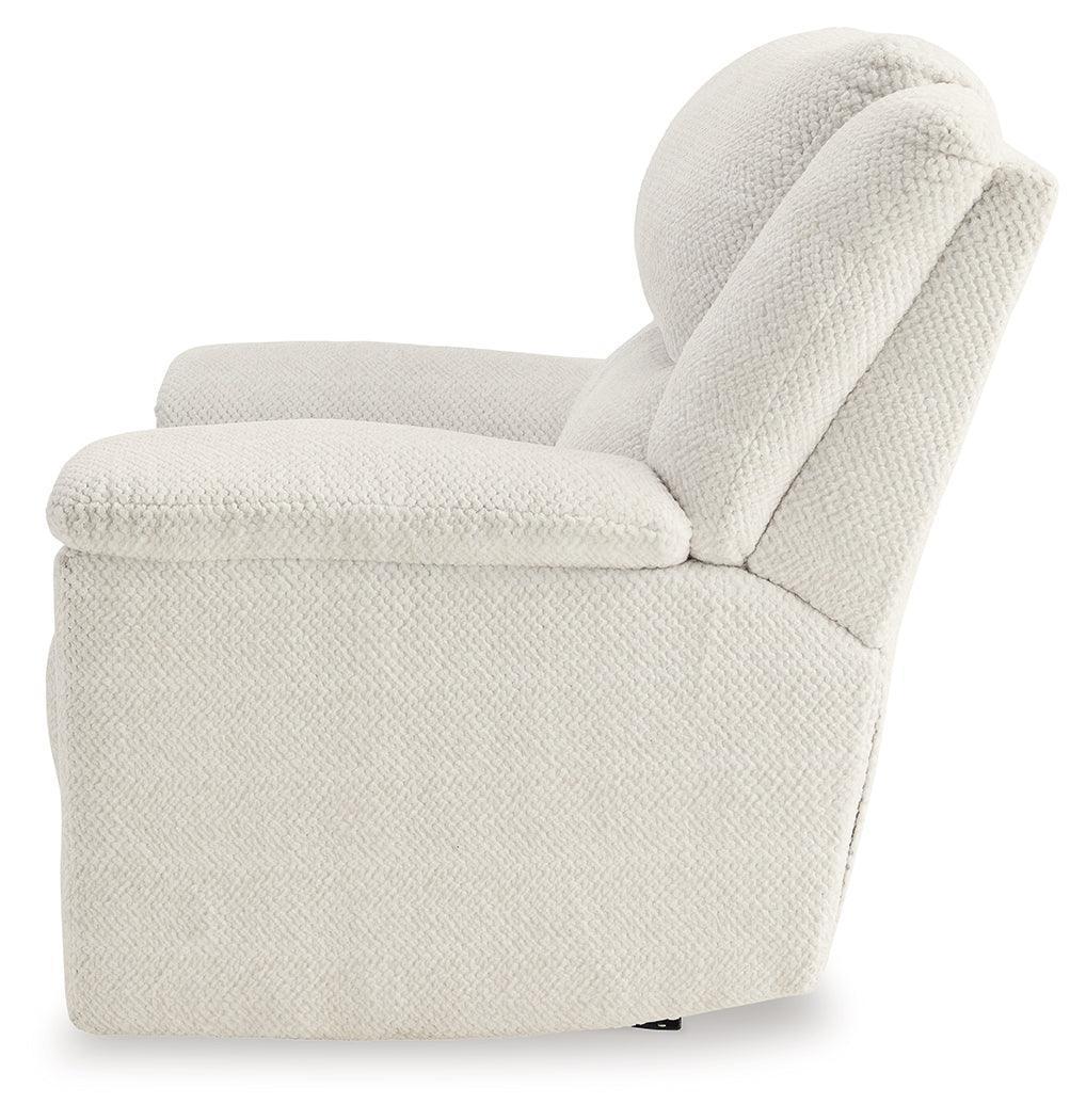 Keensburg Linen Velvet Oversized Power Recliner