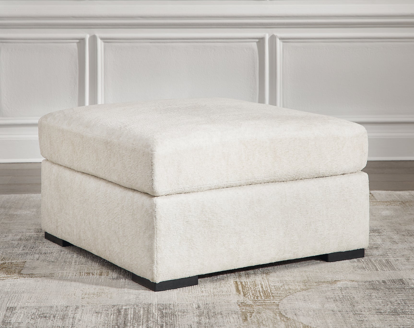 Chessington Ivory 2-Piece Sectional with Ottoman