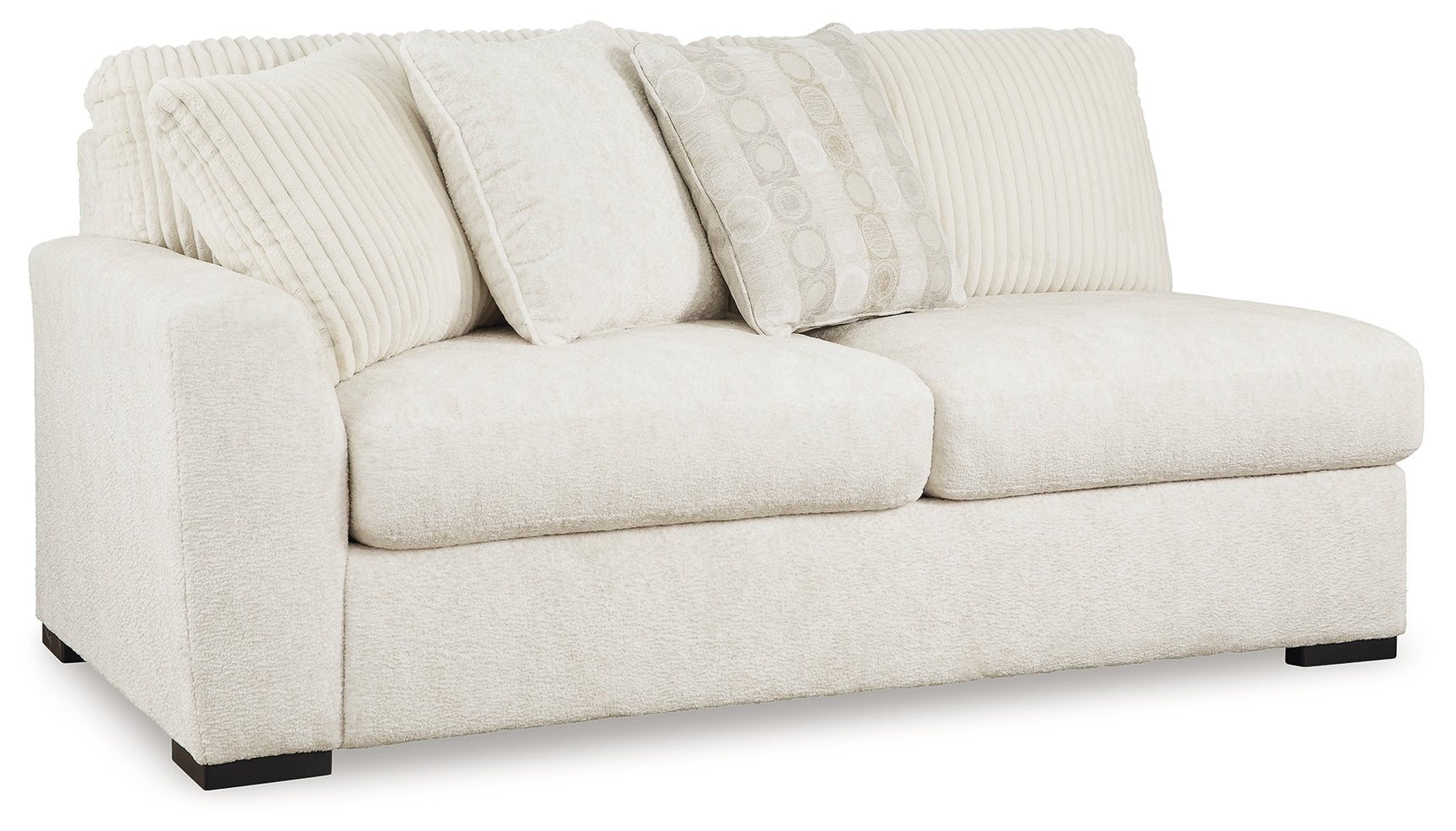 Chessington Ivory 2-Piece Sectional with Ottoman