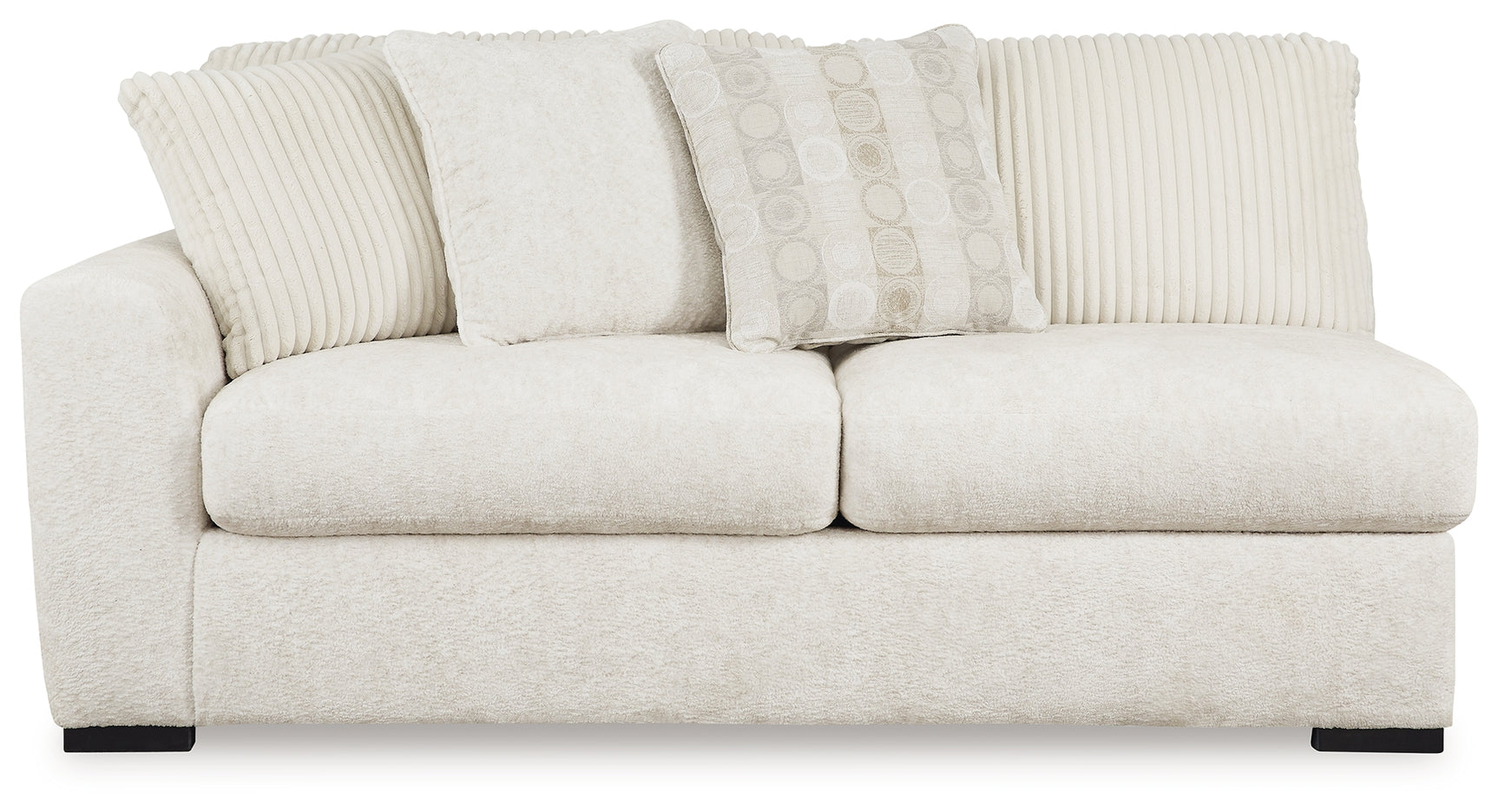 Chessington Ivory 2-Piece Sectional with Ottoman