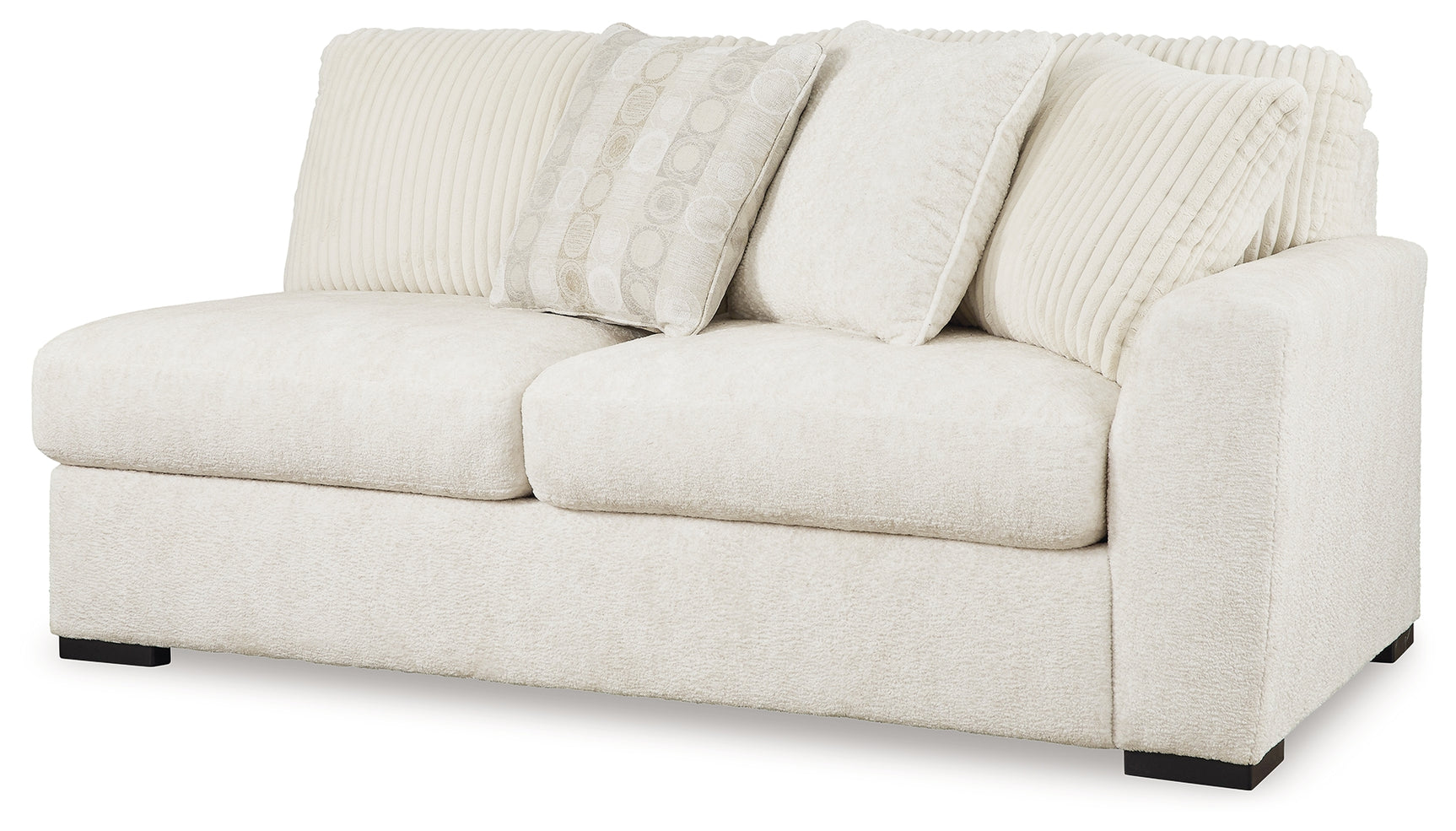 Chessington Ivory 2-Piece Sectional with Ottoman