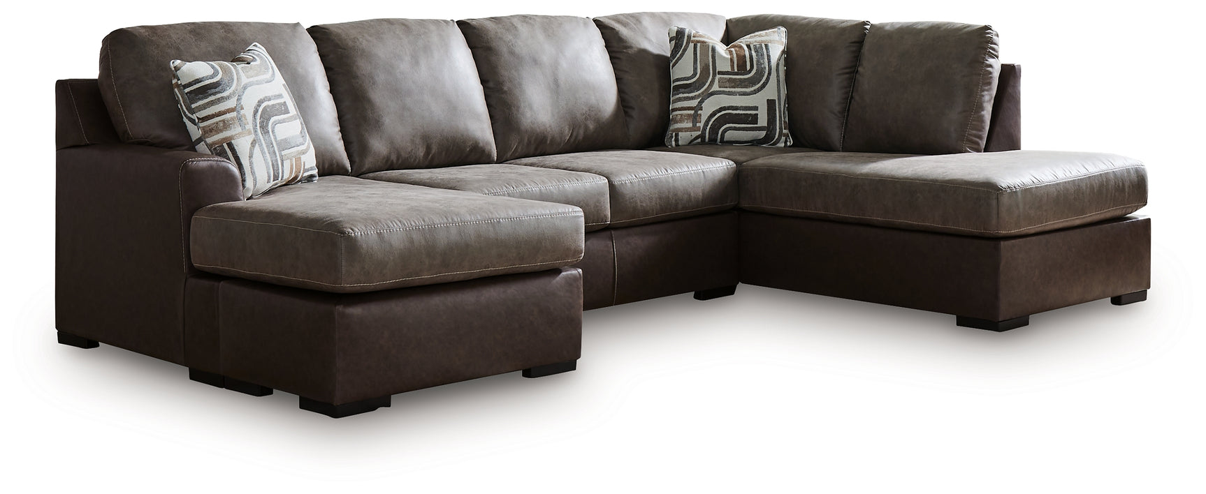 Castille Way Fossil 2-Piece Sleeper Sectional with Chaise