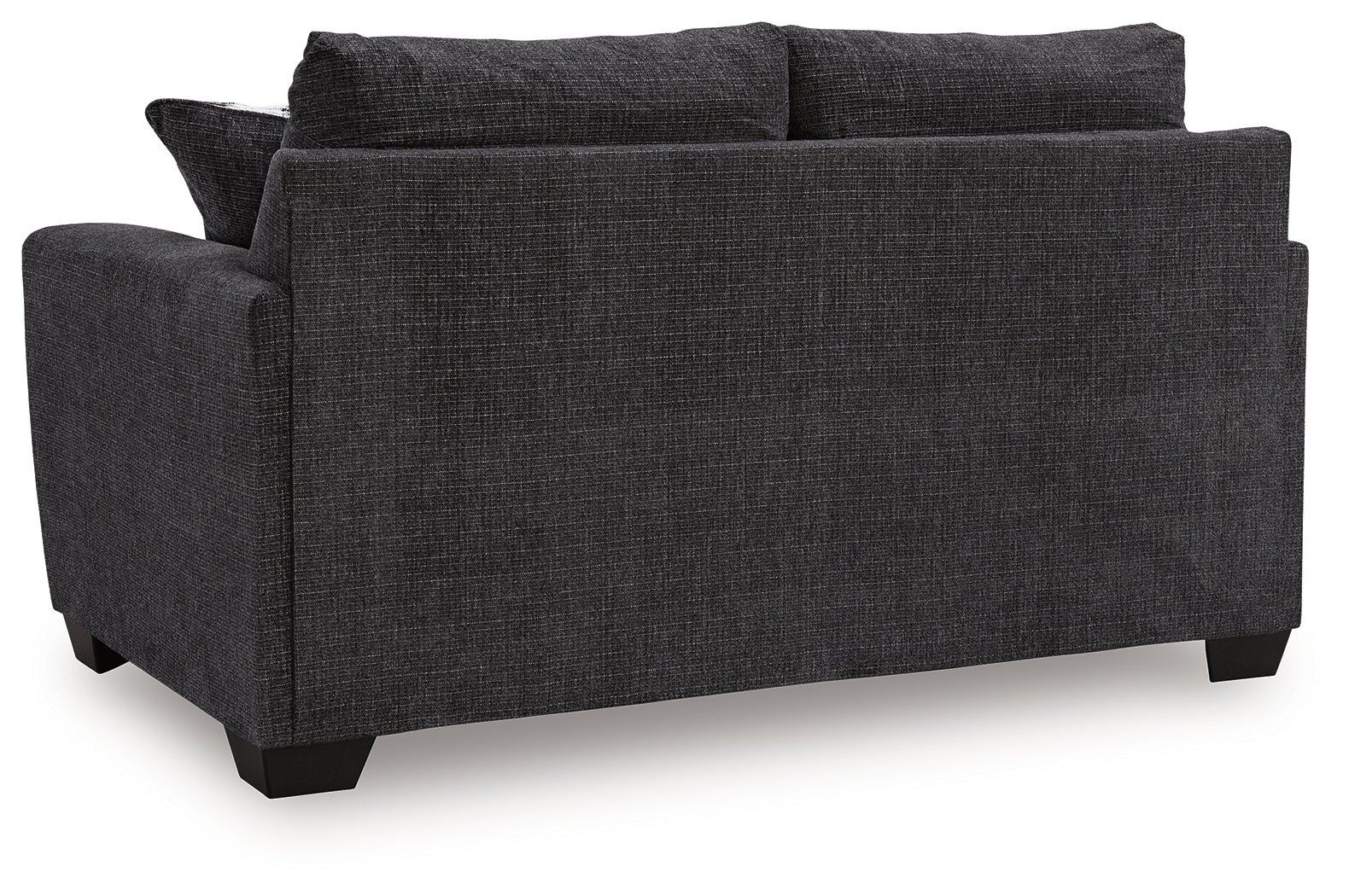 Loreo Ebony Chenille Loveseat