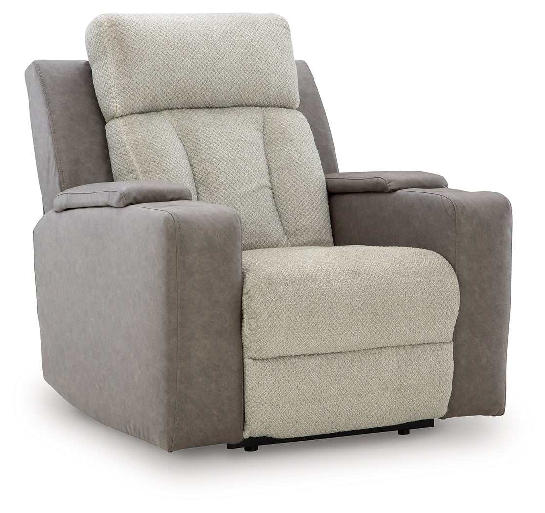 WhipLash Sisal Chenille Power Recliner