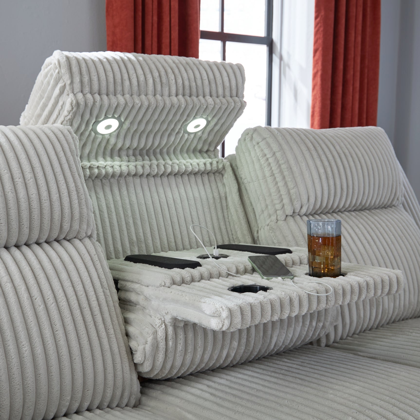 Forest Alloy Lake Sofa and Loveseat