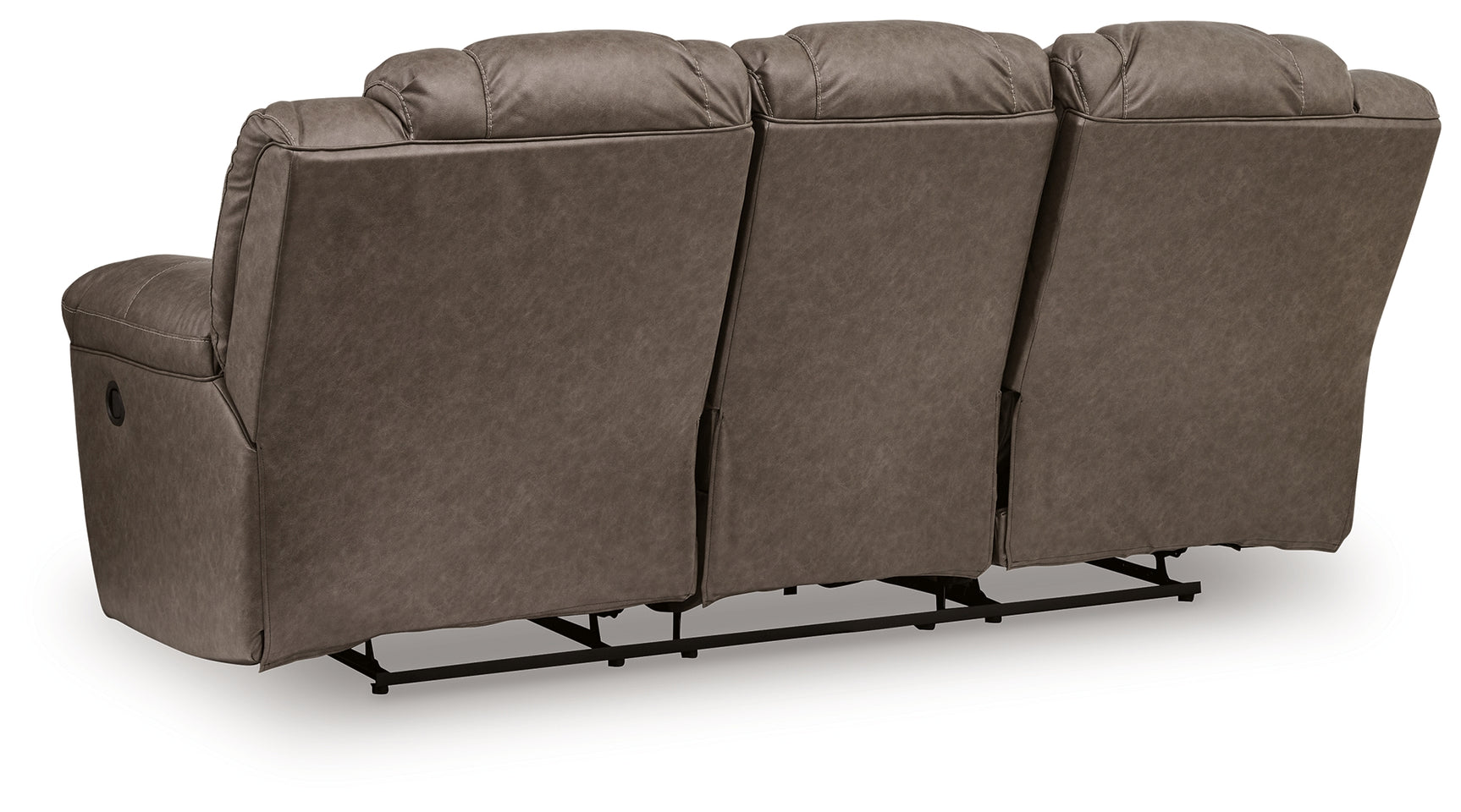 Lowilla Driftwood Faux Leather Reclining Sofa