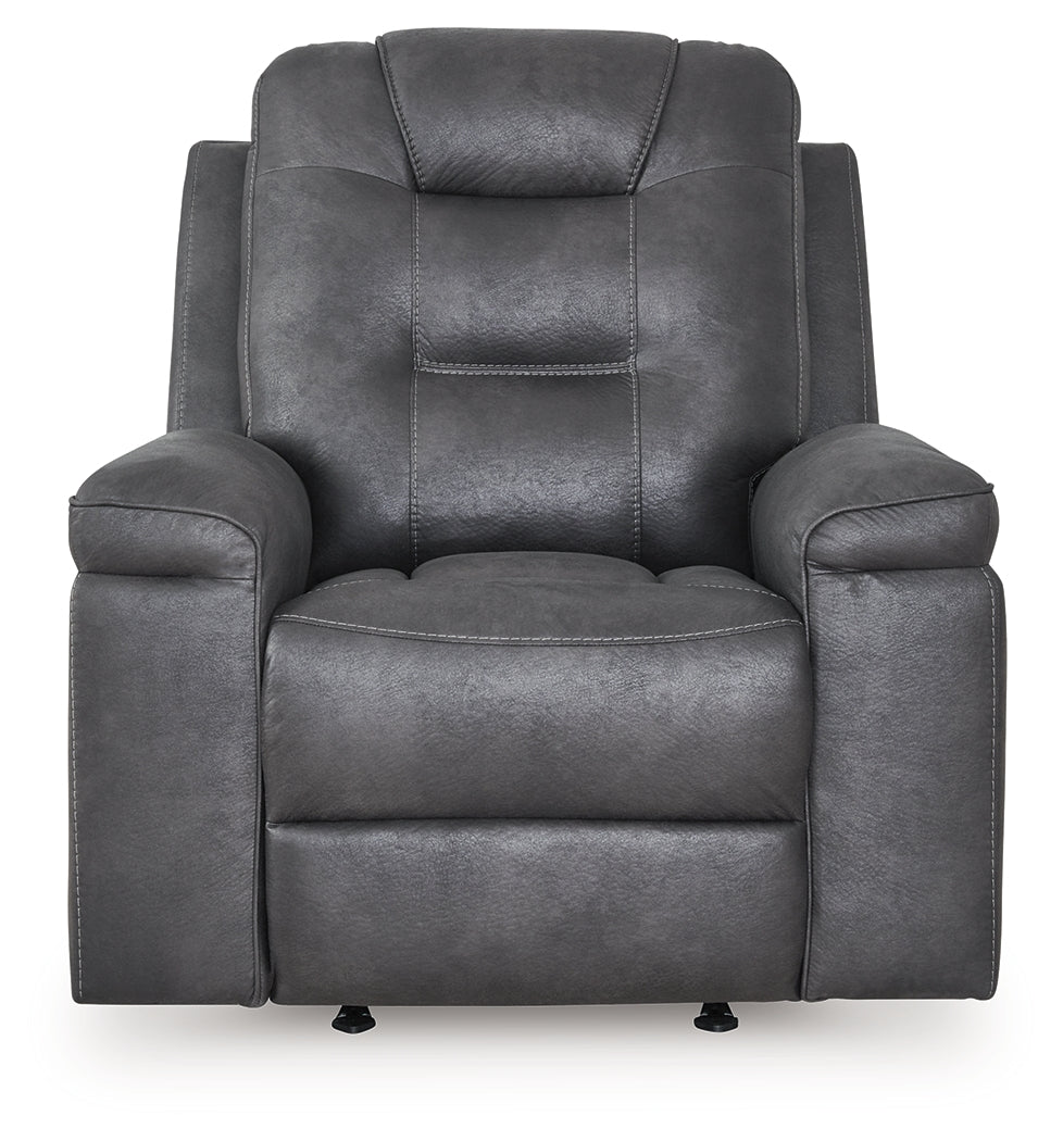 Stockworth Granite Faux Leather Recliner