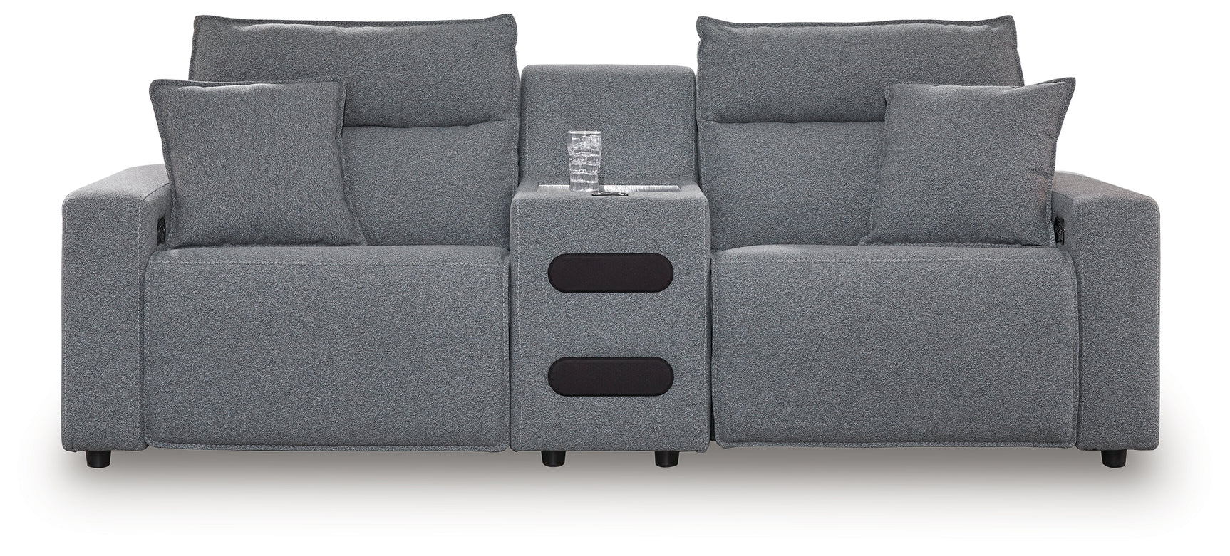ModMax II Salt and Pepper Next-Gen Nuvella™ 3-Piece Power Reclining Sectional
