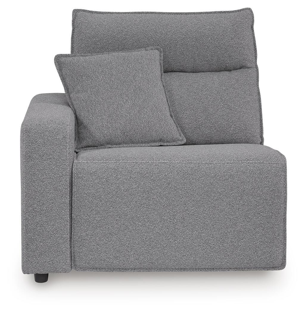 Modmax II Salt and Pepper 7-Piece Power Reclining Sectional with Audio Consoles