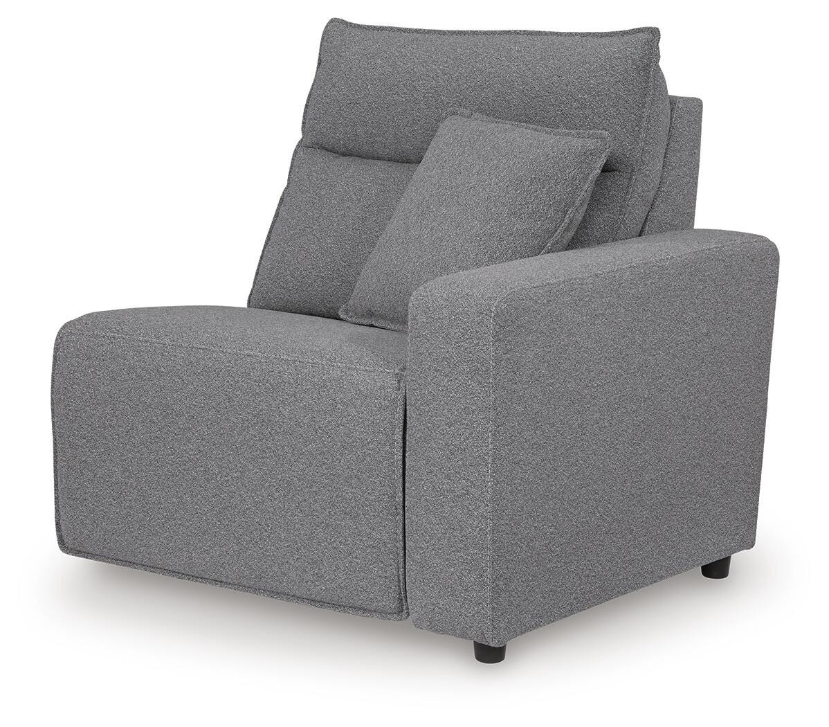 Modmax II Salt and Pepper 7-Piece Power Reclining Sectional with Audio Consoles