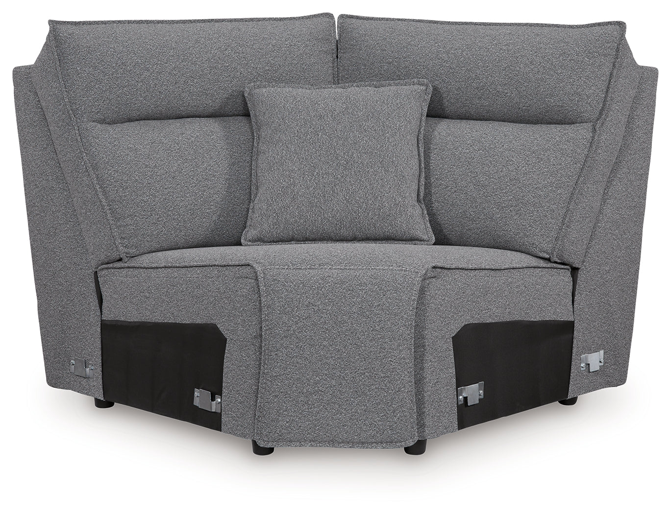 Modmax II Salt and Pepper 8-Piece Power Reclining Sectional with Console