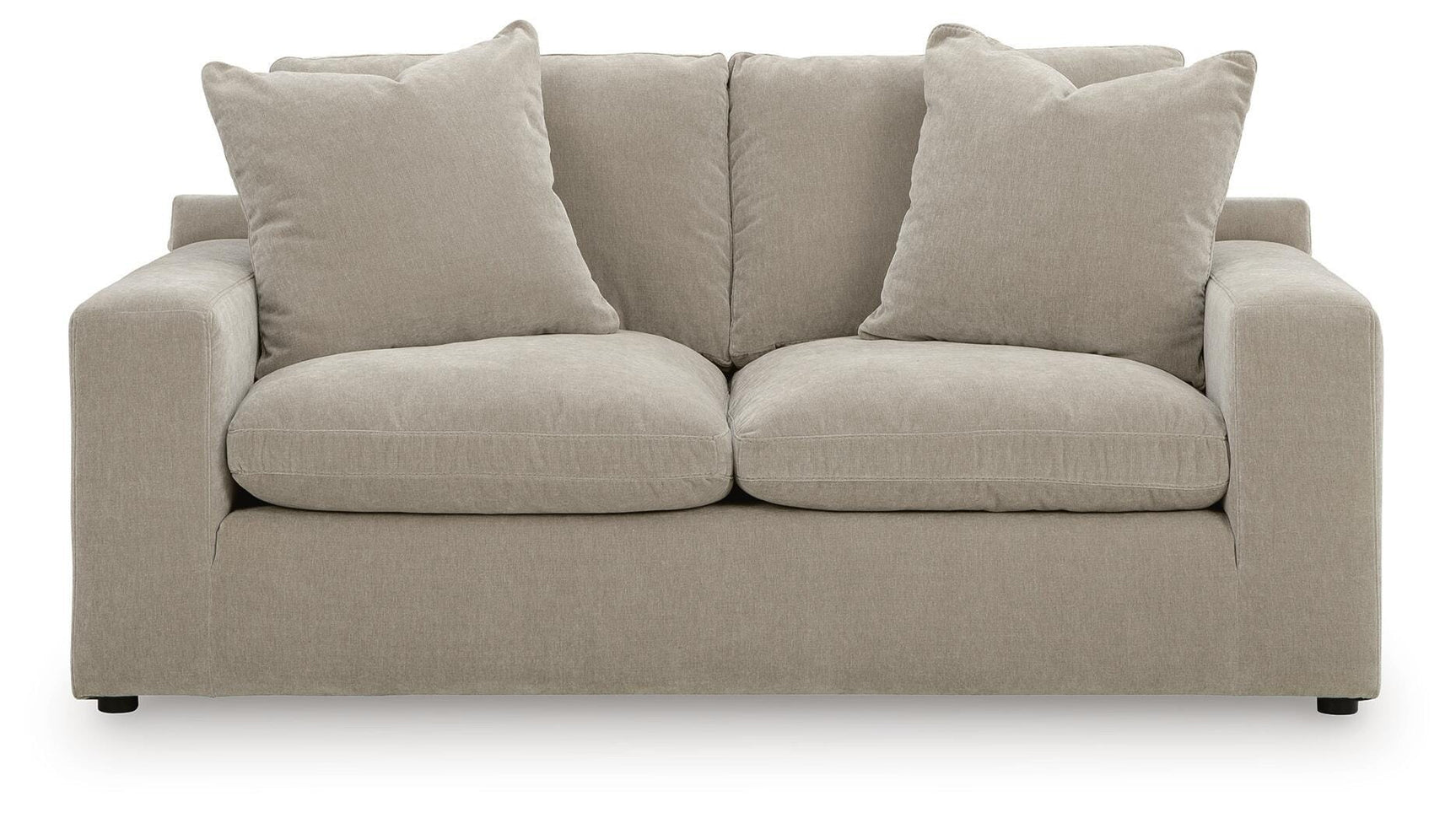 Maxton Heights Pebble Chenille,Velvet Loveseat view 3