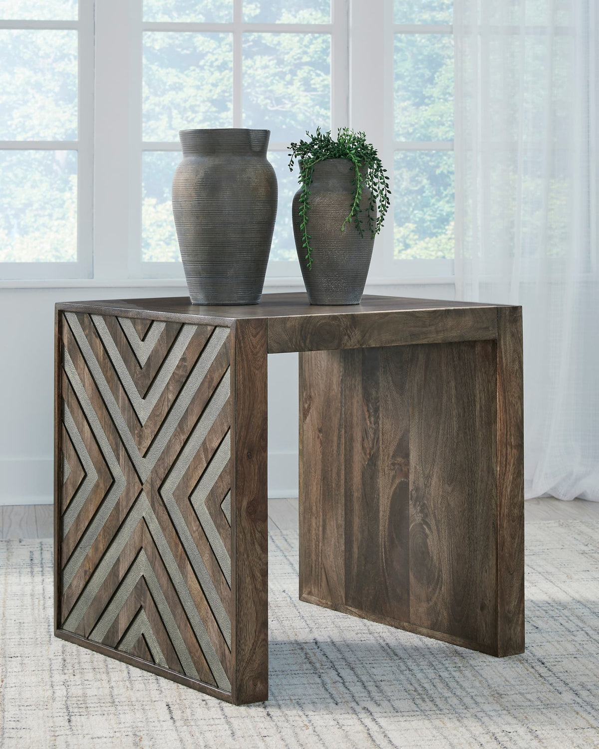 Brown 3-Piece Coffee Table Set — product image 3