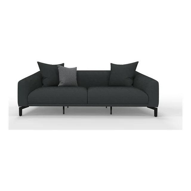 Maison Black 3-Seater Sofa - Ella Furniture