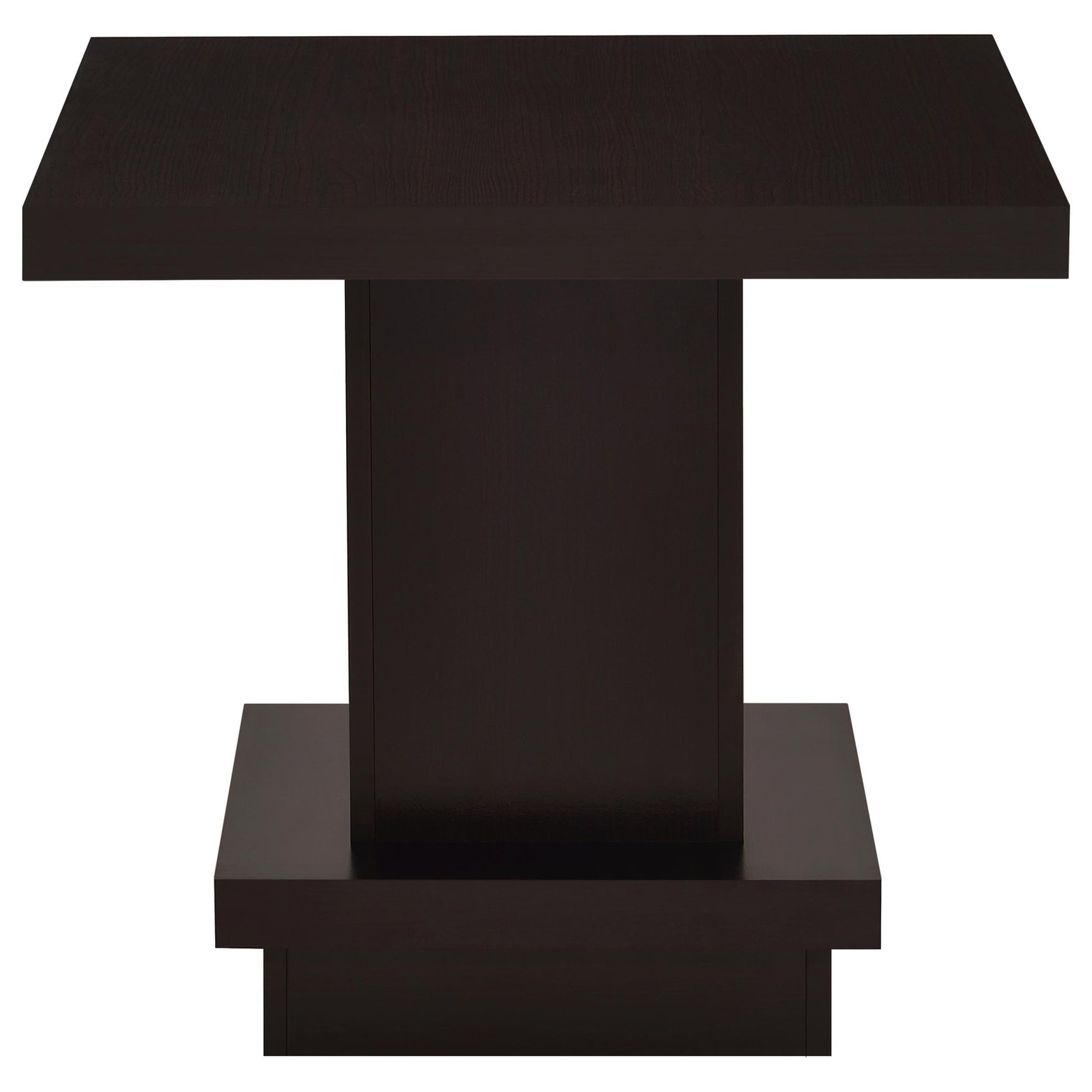 Reston 2-piece Square Coffee and End Table Set Cappuccino