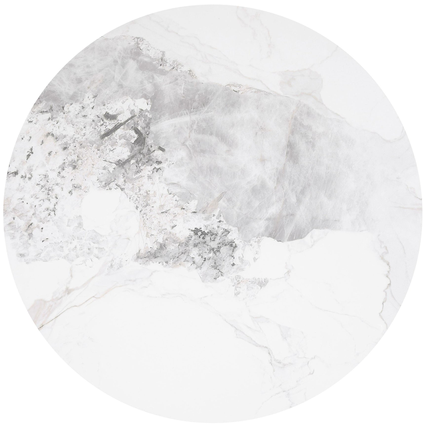 Rowena 2-piece Coffee and End Table Set White Faux Marble