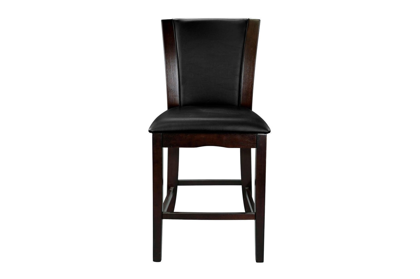 Daisy Round Dark Cherry Counter Height Set