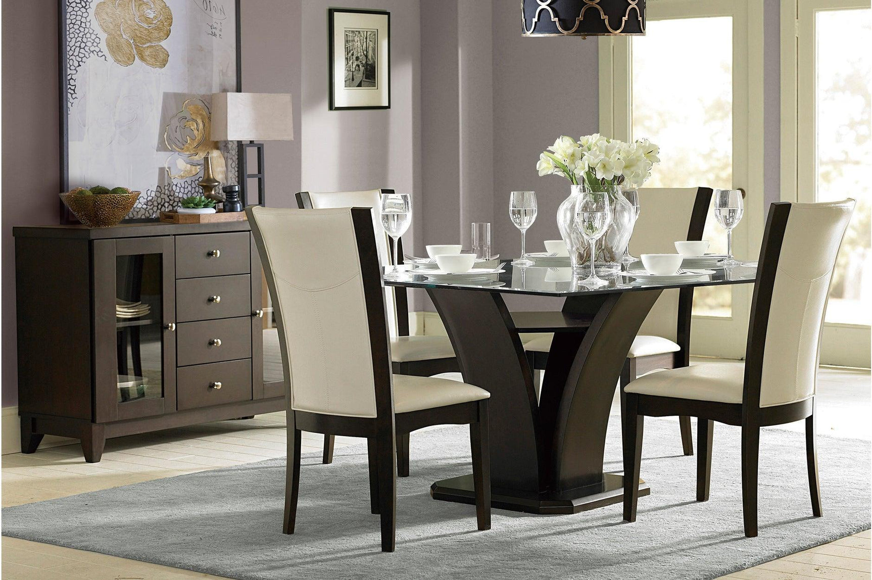 Daisy Dark Cherry Dining Room Set