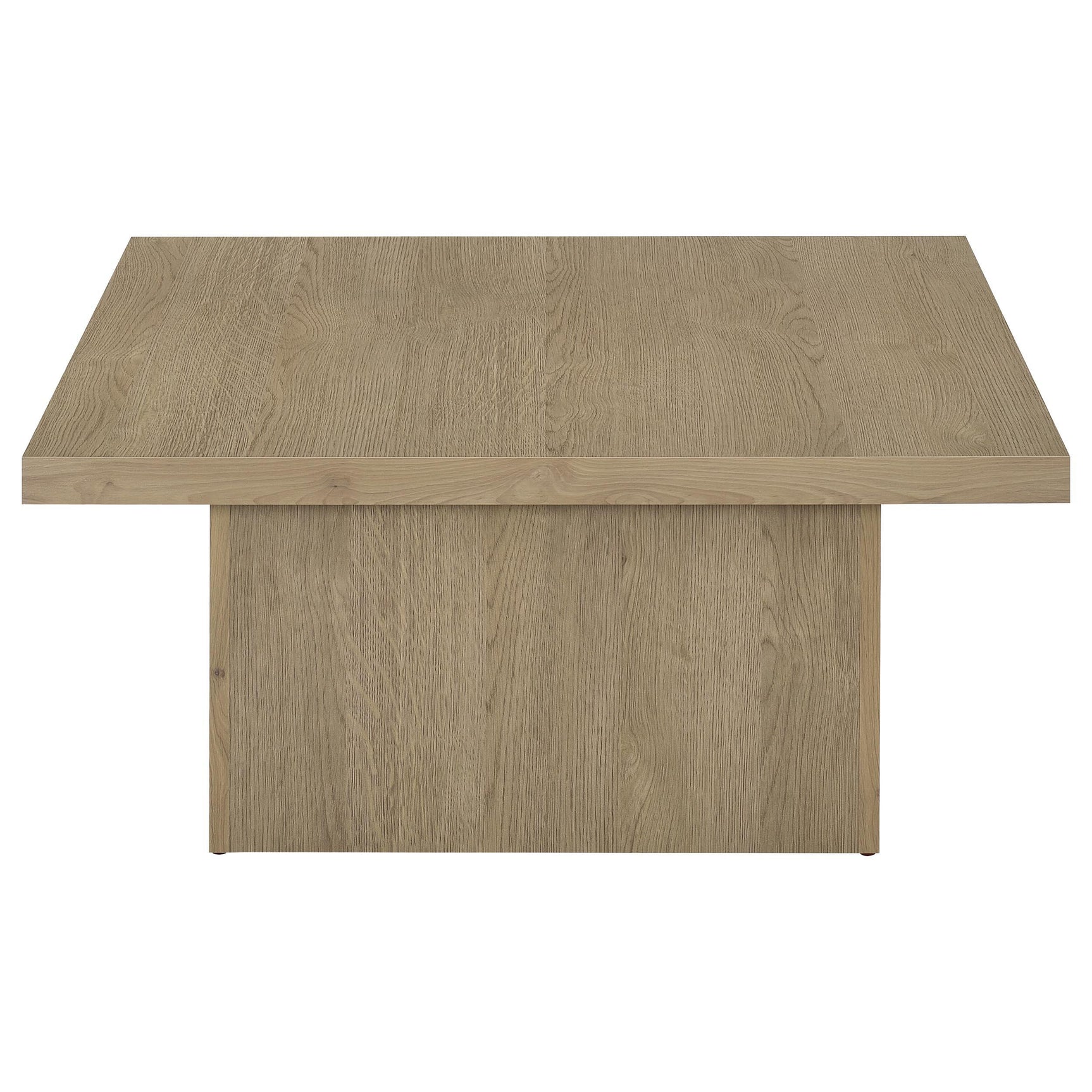 Devar 2-piece Square Cocktail Coffee End Table Set Latte
