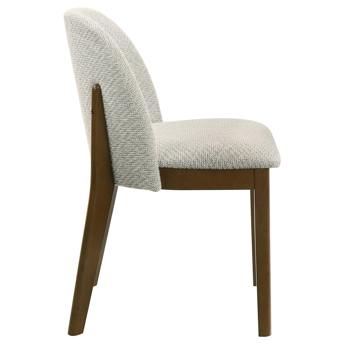 Mueller Upholstered Dining Side Chair Brown and Beige Set of 2 — product image 9