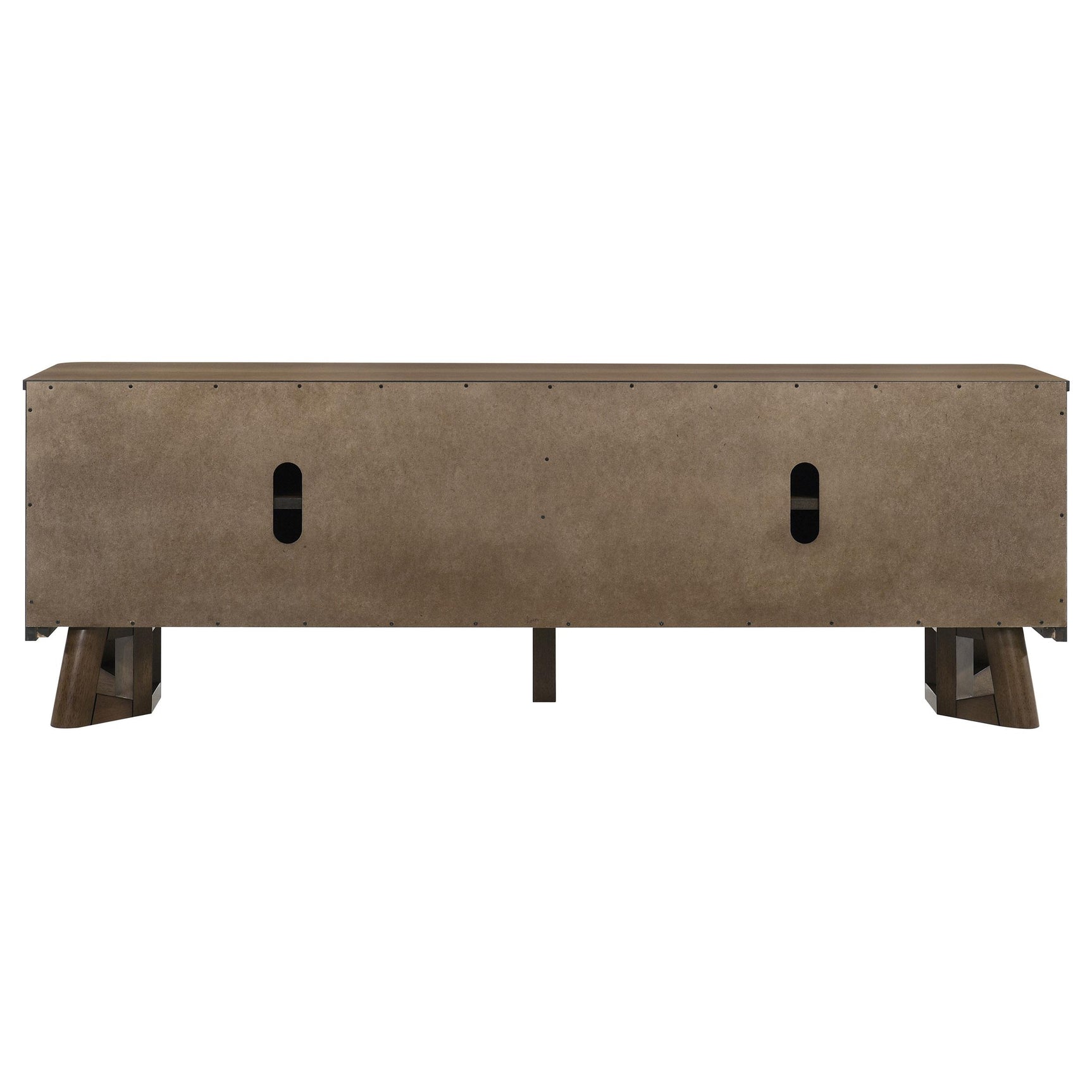 Trotter 71-inch 4-Door Wood TV Stand Media Console Brown