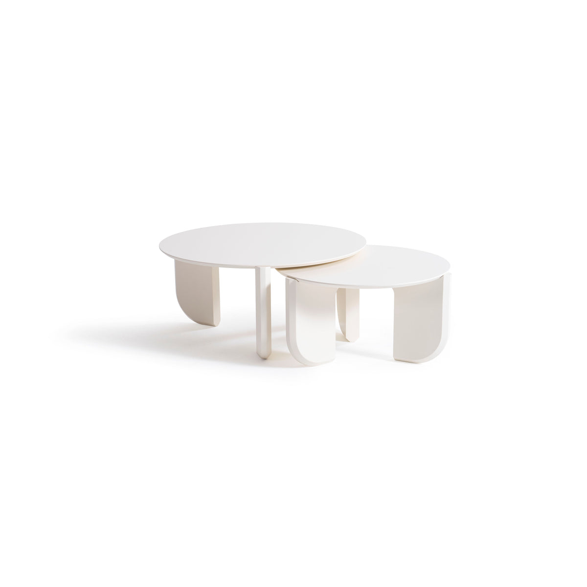 Olena Cream 3-Piece Coffee Table Set