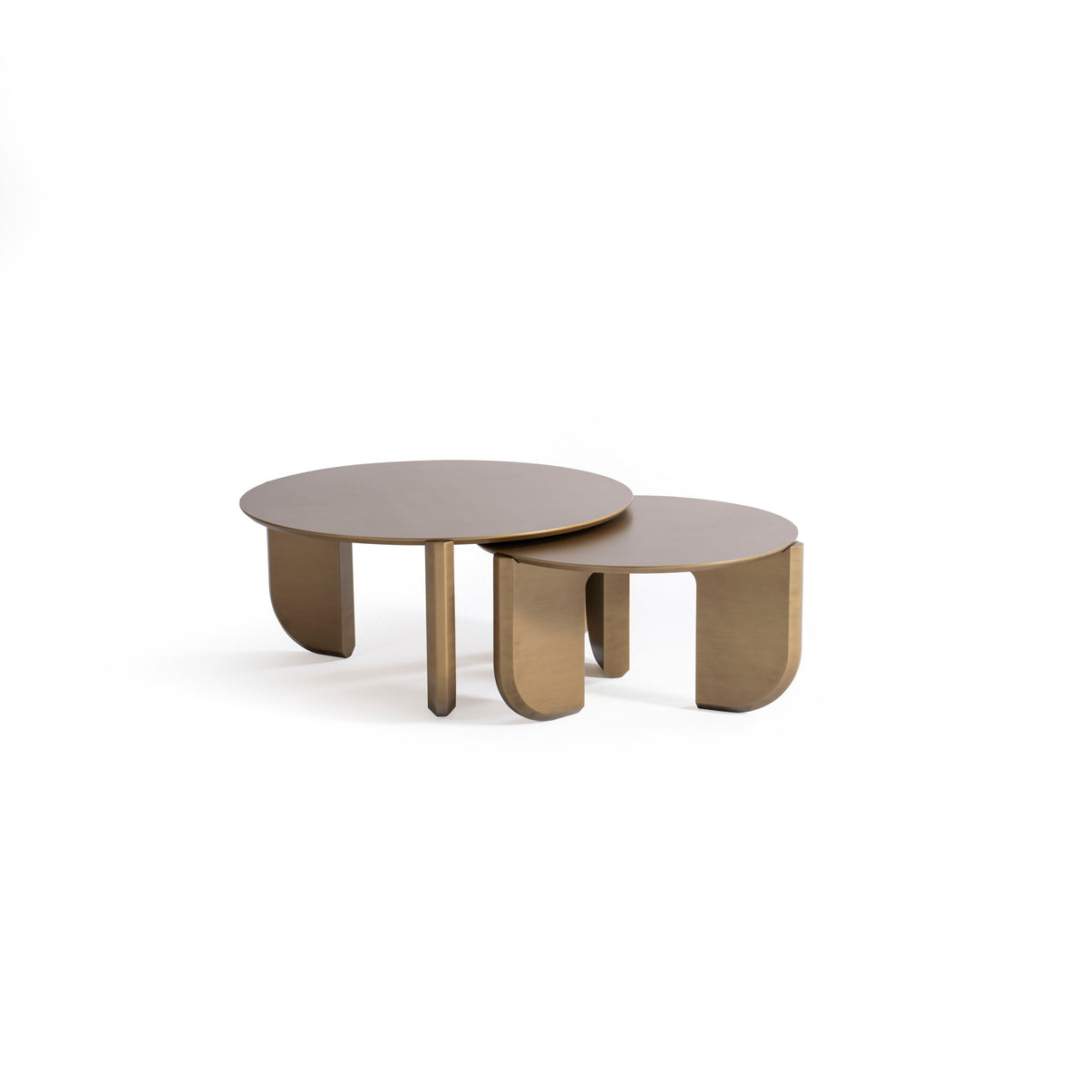 Olena Gold 3-Piece Coffee Table Set