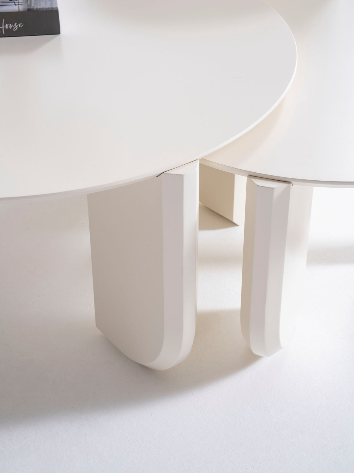 Olena Cream 3-Piece Coffee Table Set