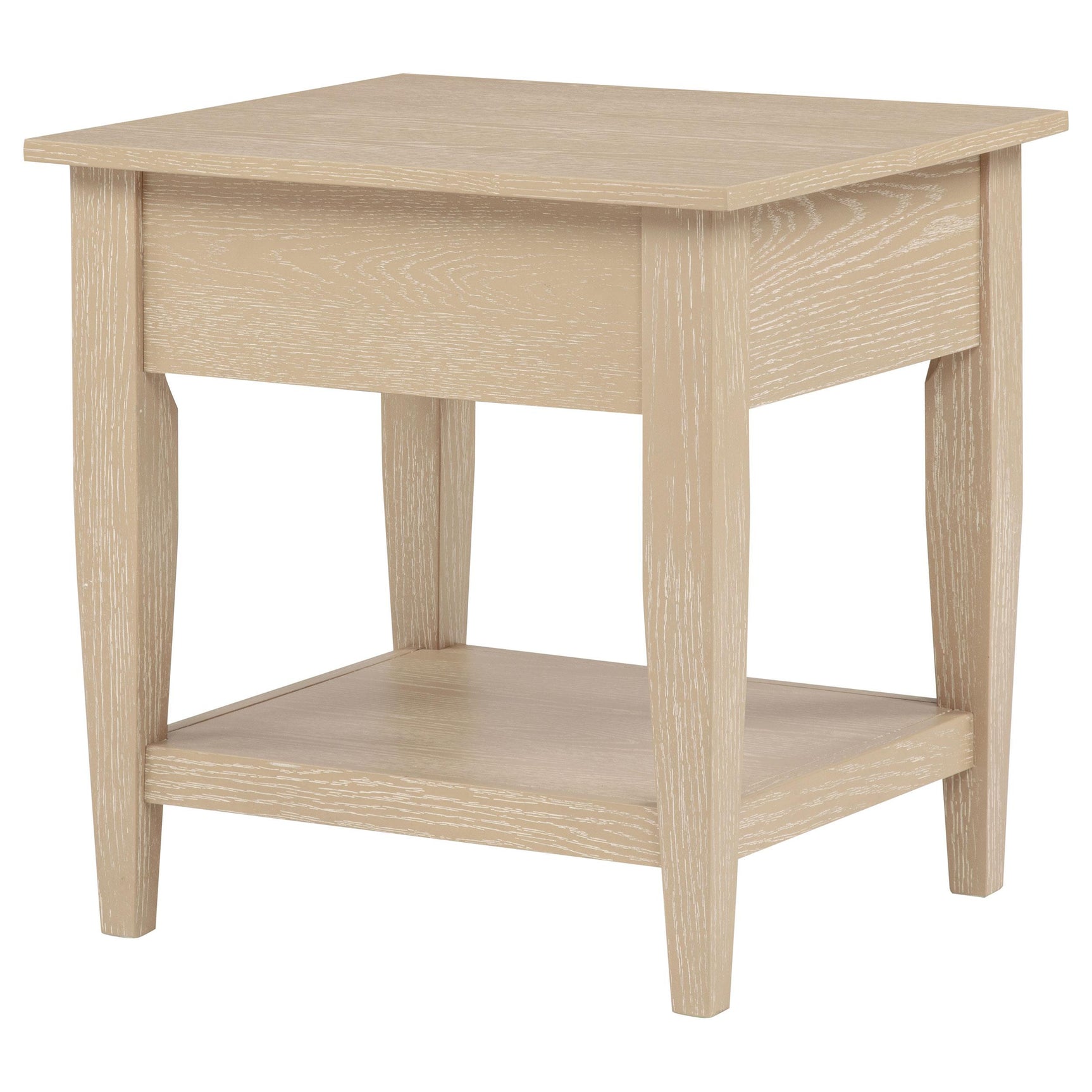 Lindenton 1-drawer Wood Occasional Side End Table Blonde